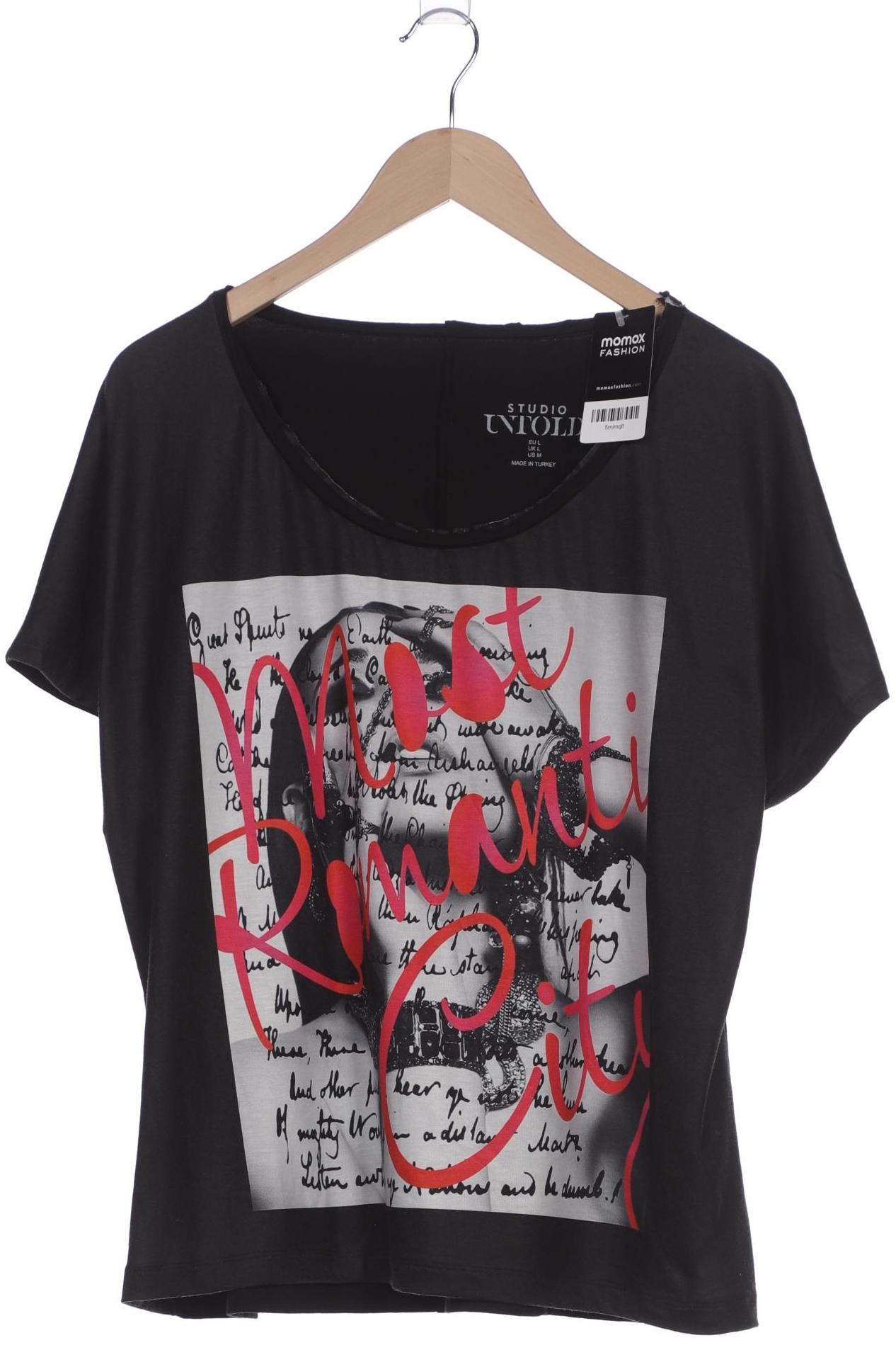 

Studio Untold Damen T-Shirt, schwarz, Gr. 42