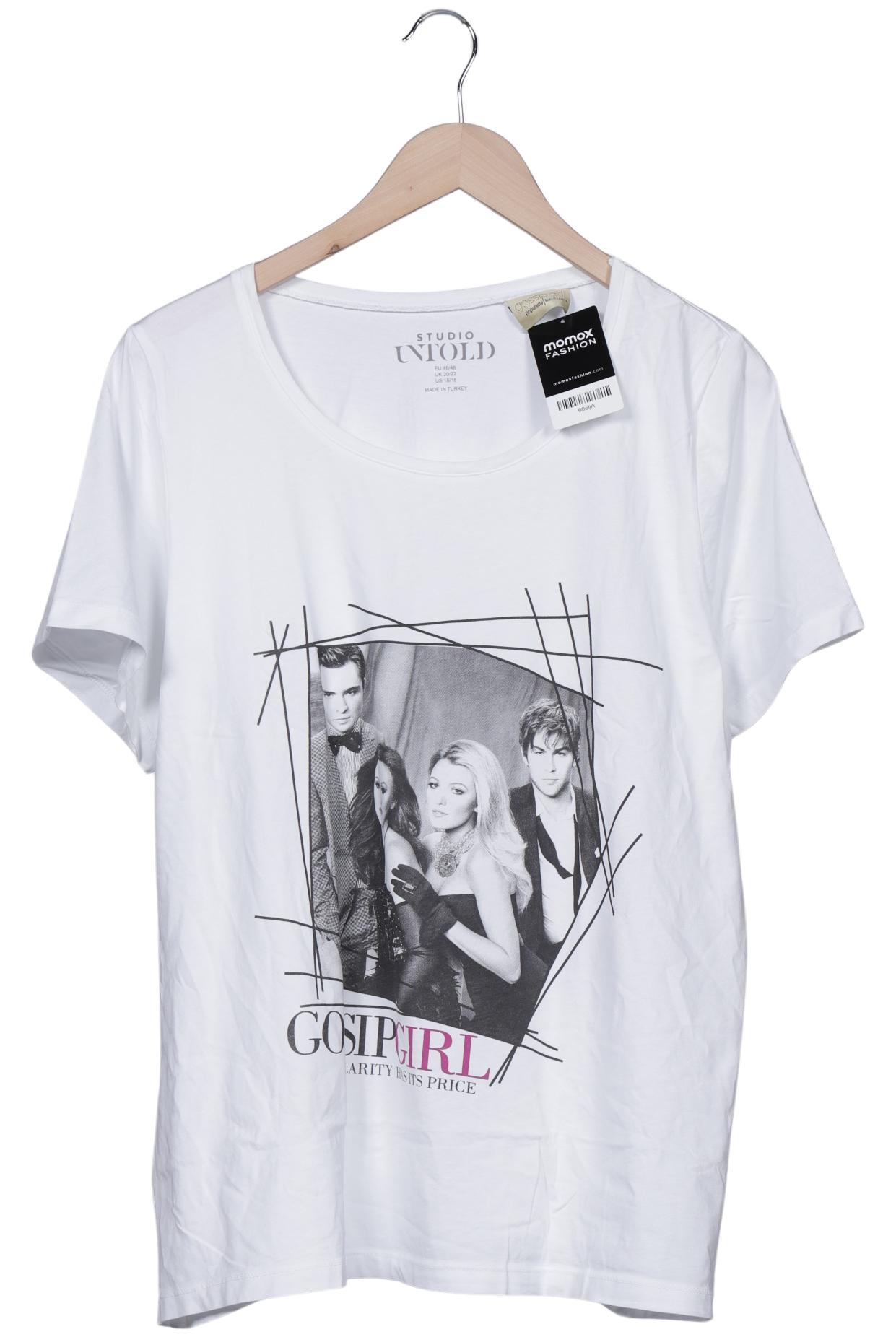 

Studio Untold Damen T-Shirt, weiß, Gr. 46