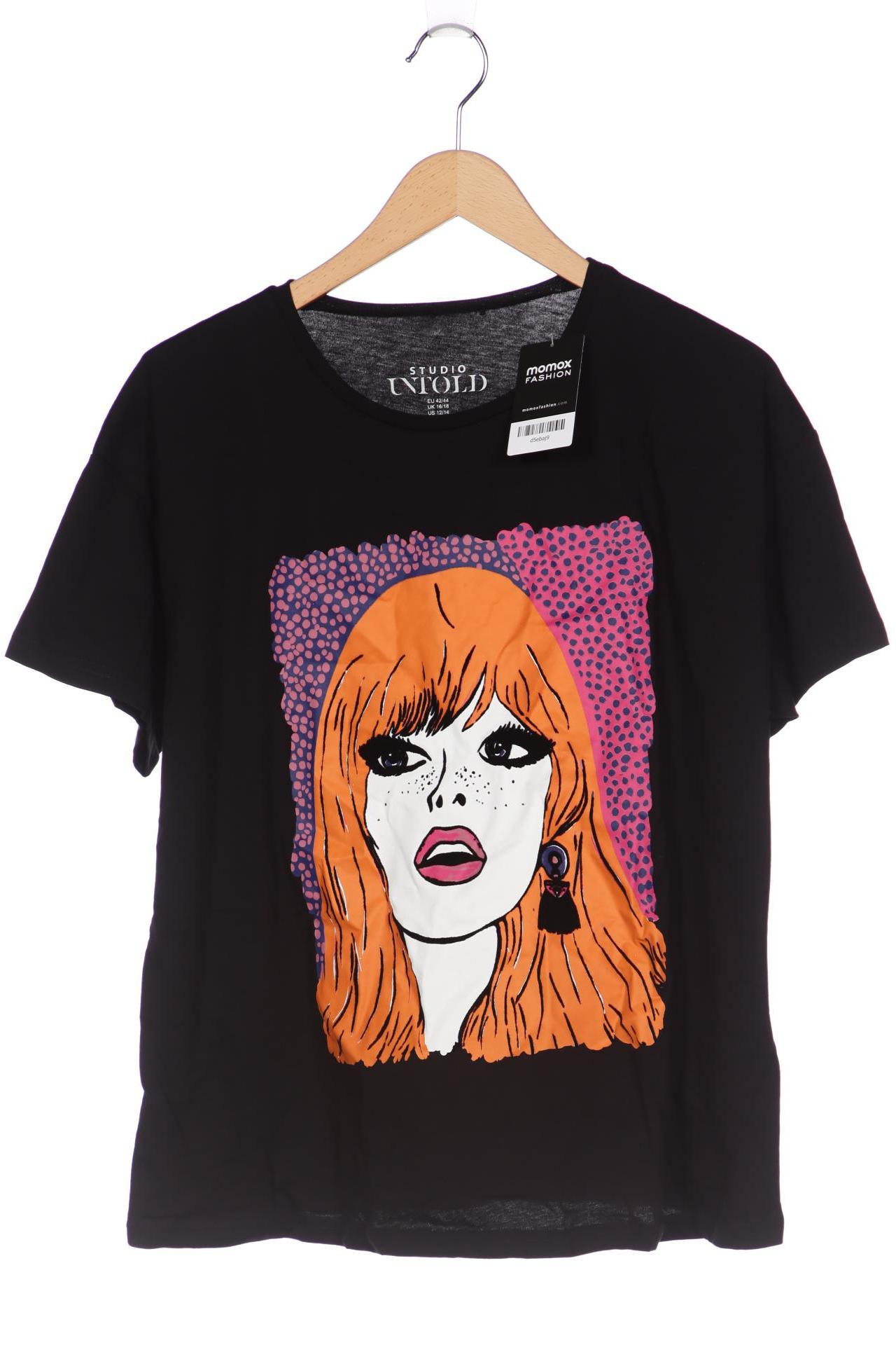 

Studio Untold Damen T-Shirt, schwarz, Gr. 42