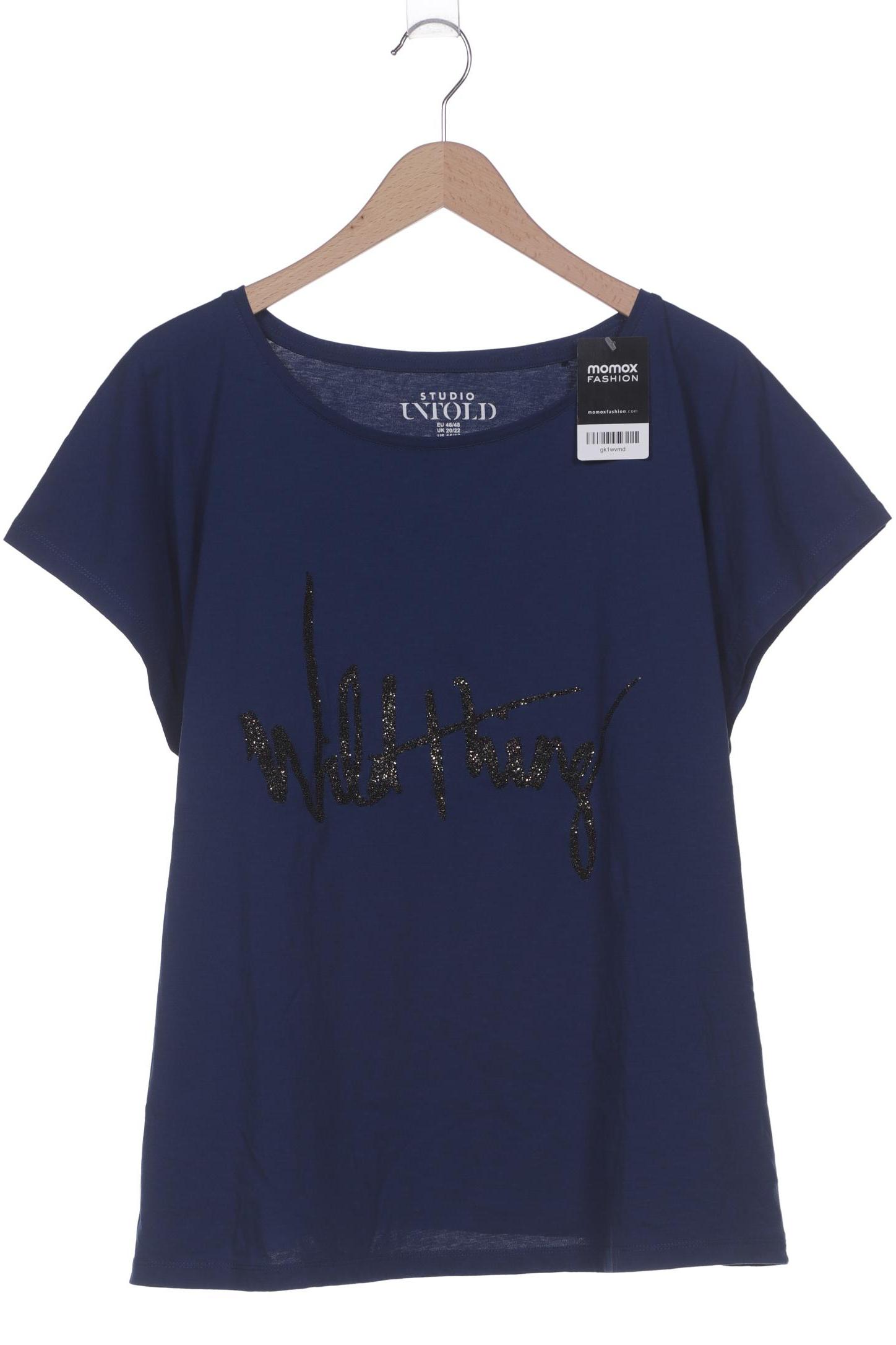 

Studio Untold Damen T-Shirt, blau, Gr. 46