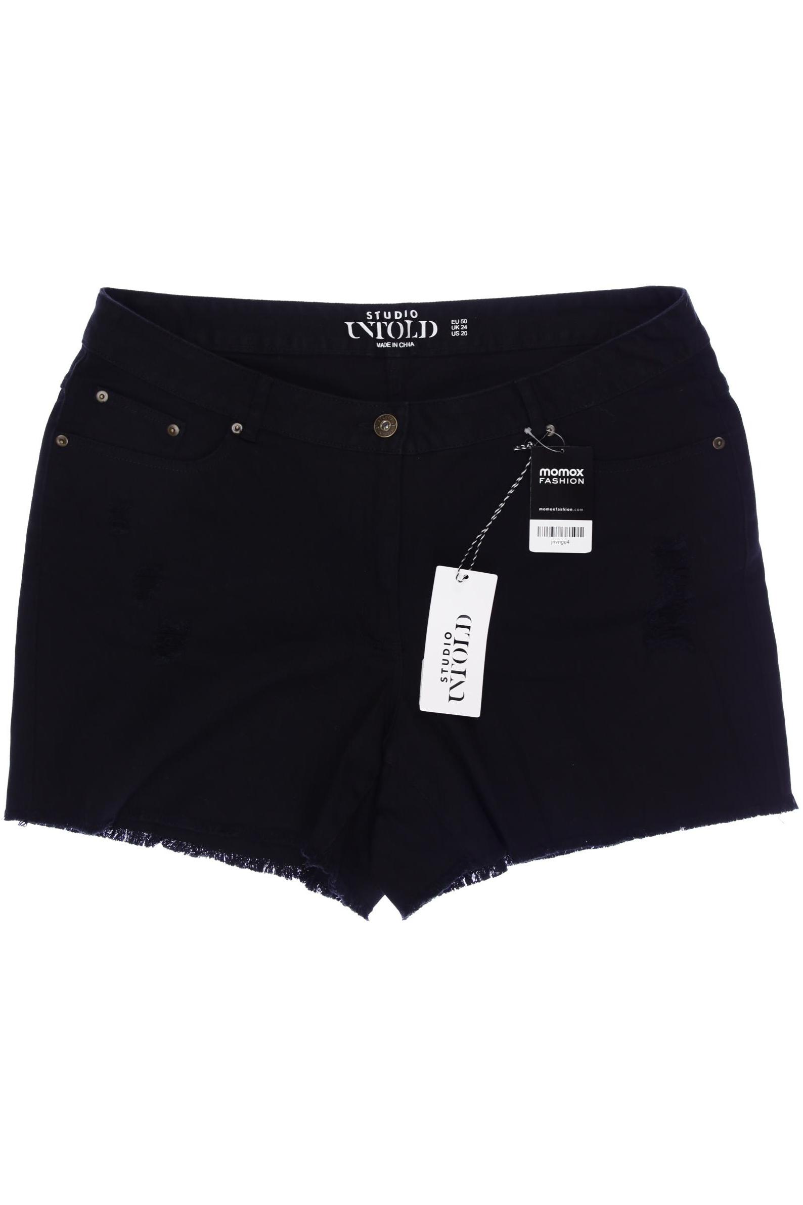 

Studio Untold Damen Shorts, schwarz, Gr. 50