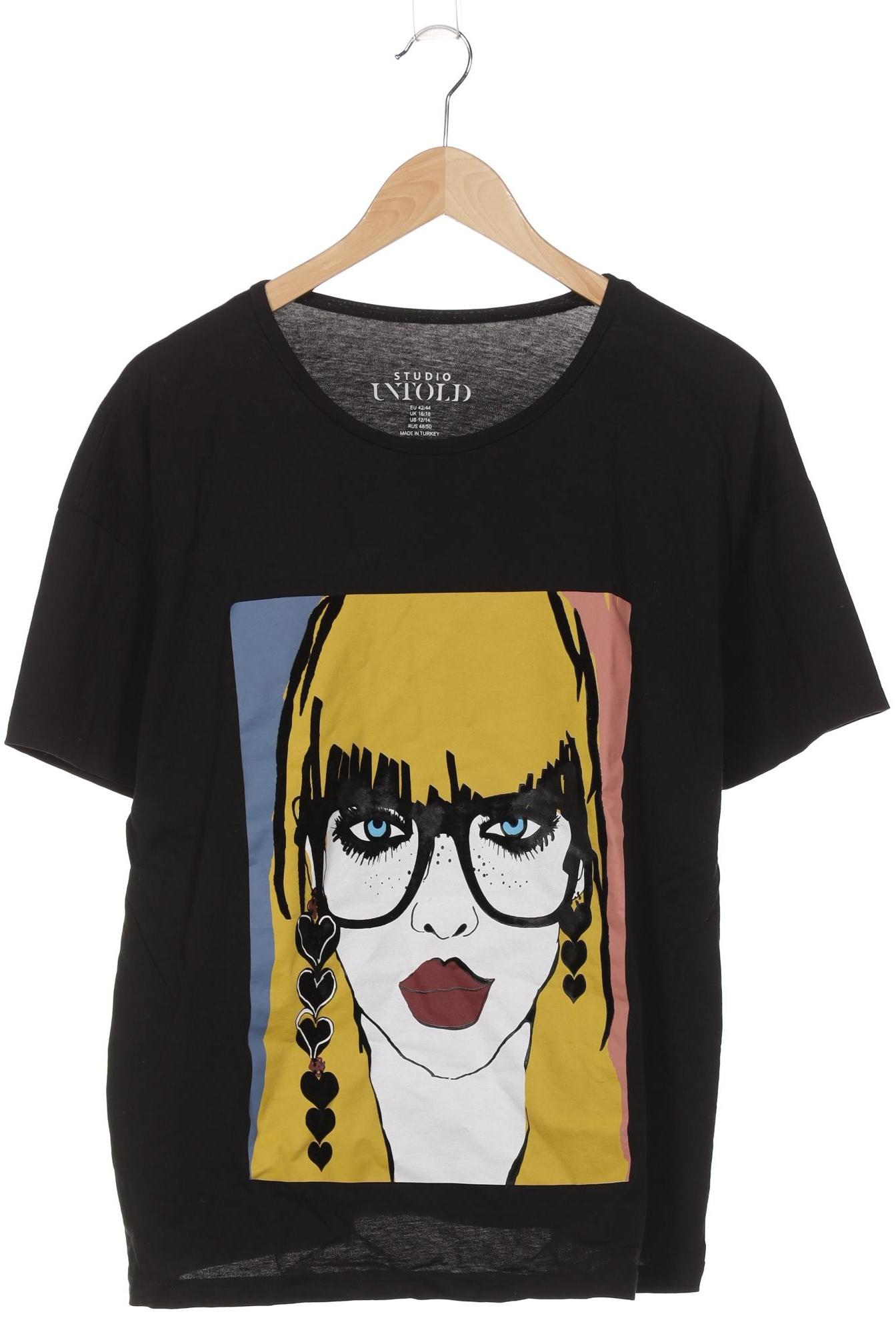 

Studio Untold Damen T-Shirt, schwarz, Gr. 42