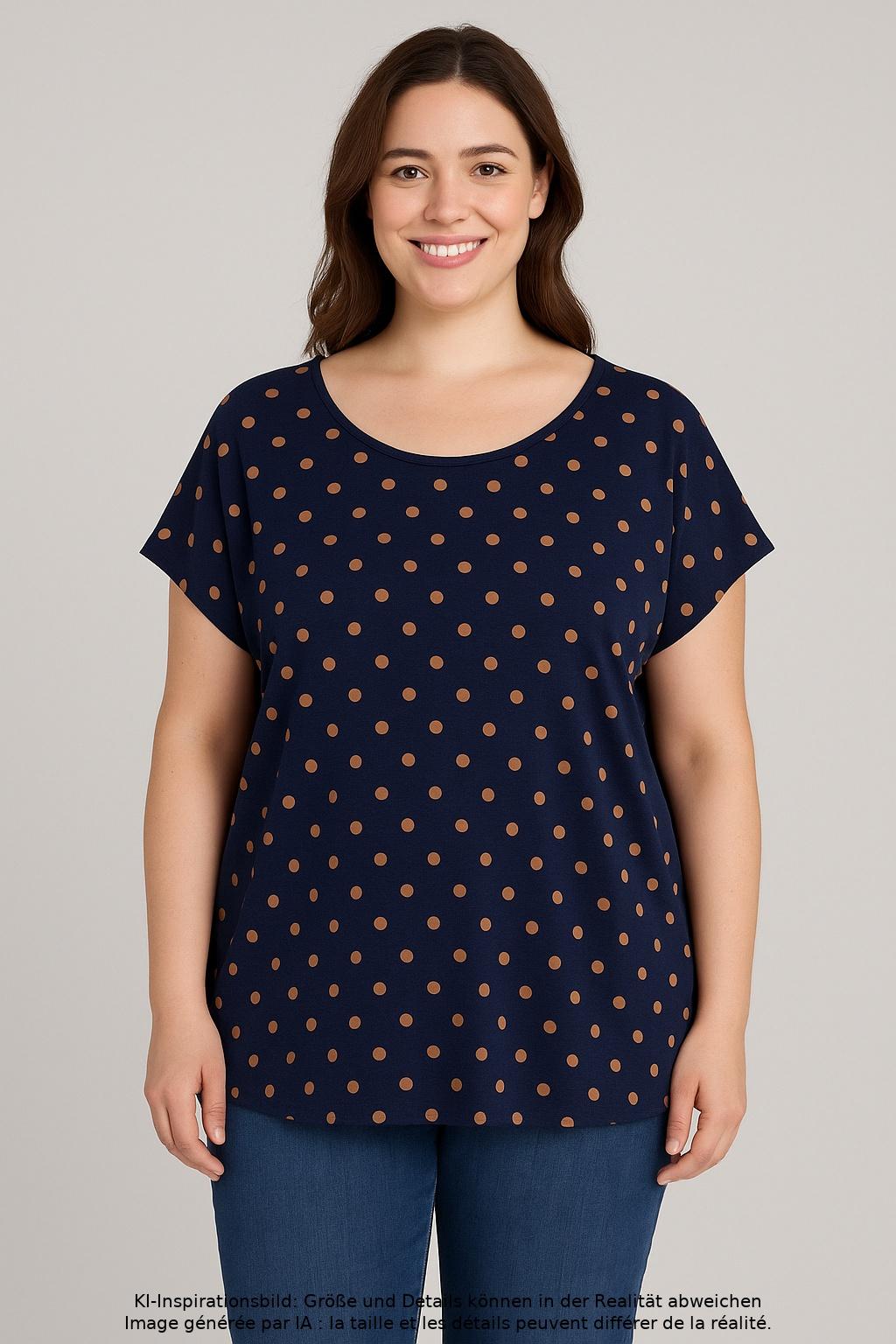 

Studio Untold Damen T-Shirt, marineblau, Gr. 46