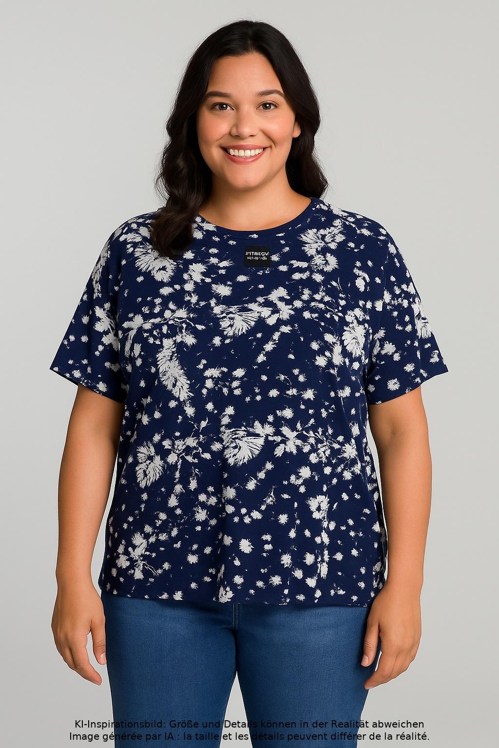 

Studio Untold Damen T-Shirt, mehrfarbig, Gr. 50