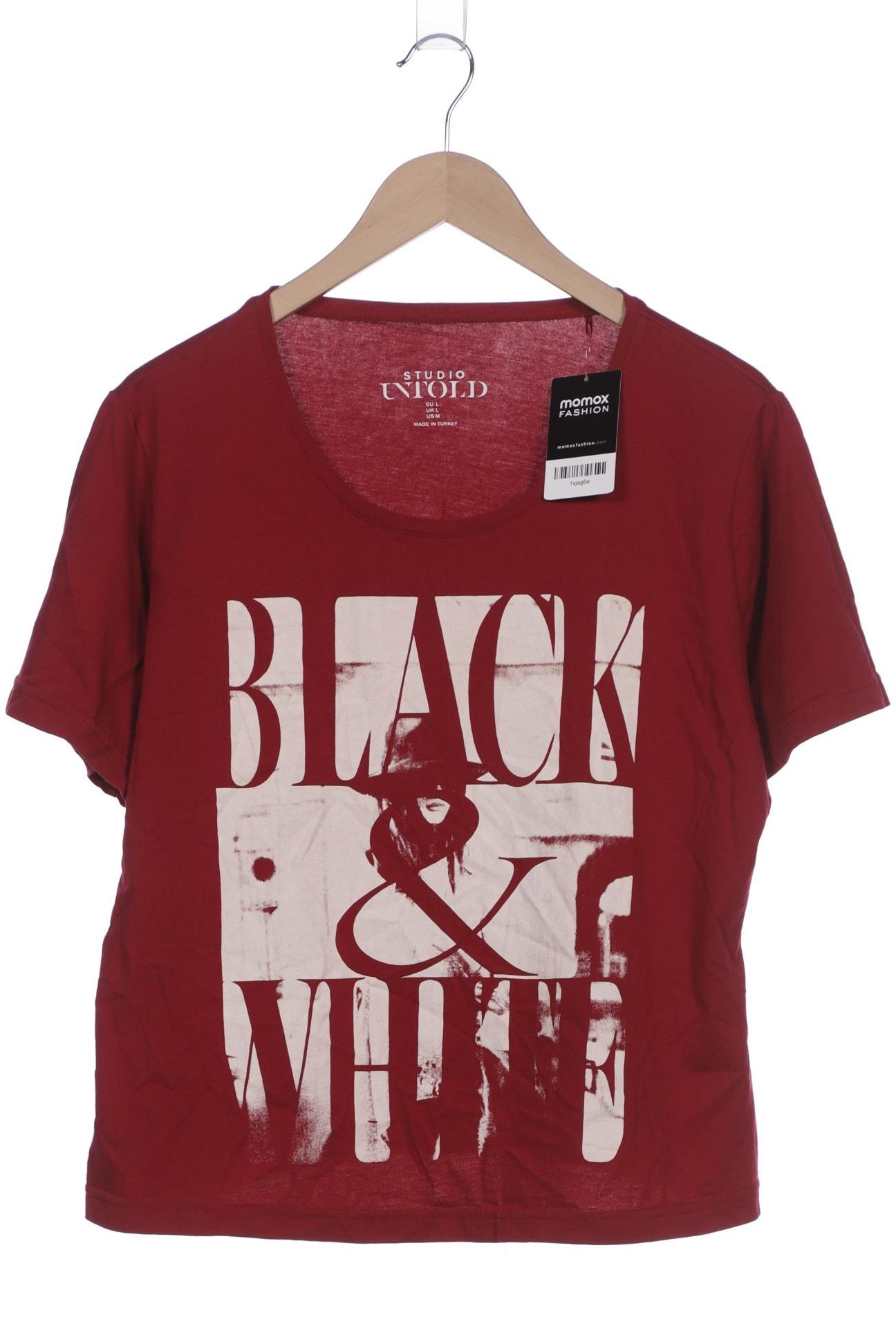 

Studio Untold Damen T-Shirt, bordeaux, Gr. 42