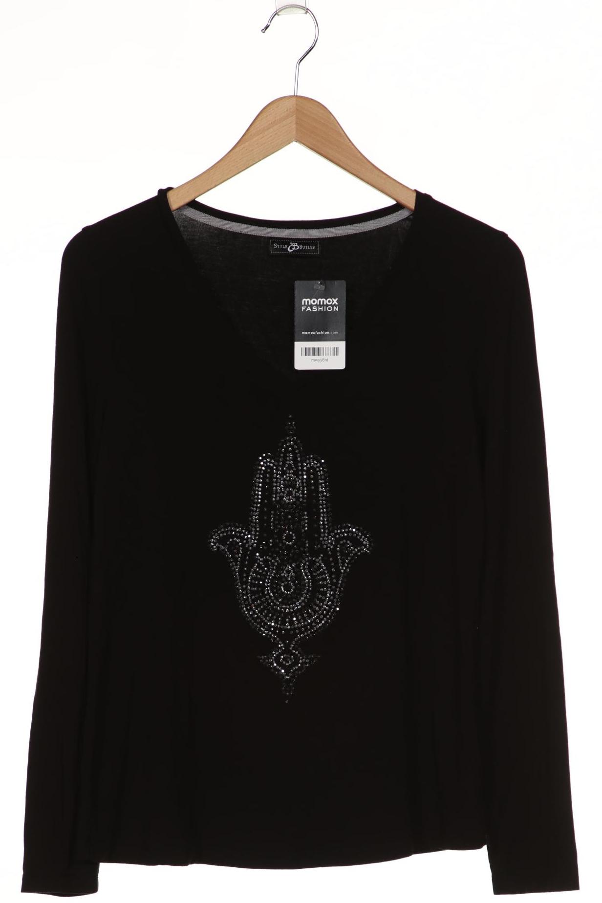 

Style Butler Damen Langarmshirt, schwarz