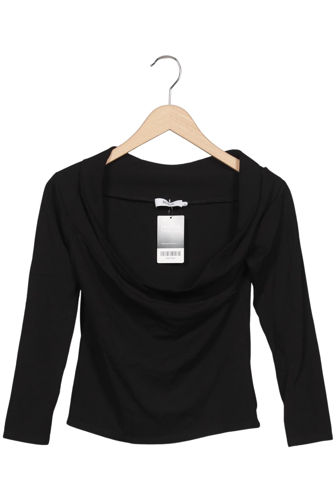 

Stylein Damen Langarmshirt, schwarz, Gr. 42