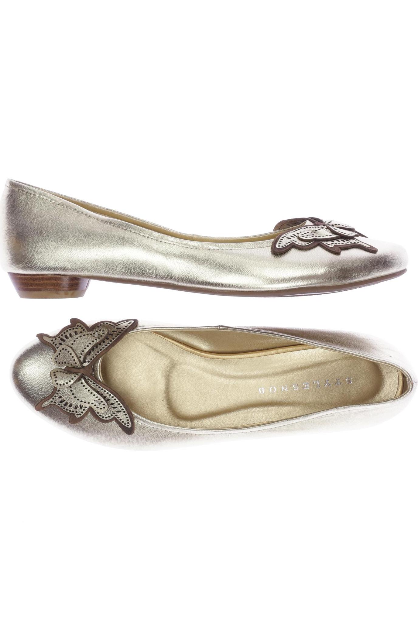 

Stylesnob Damen Ballerinas, gold, Gr. 40