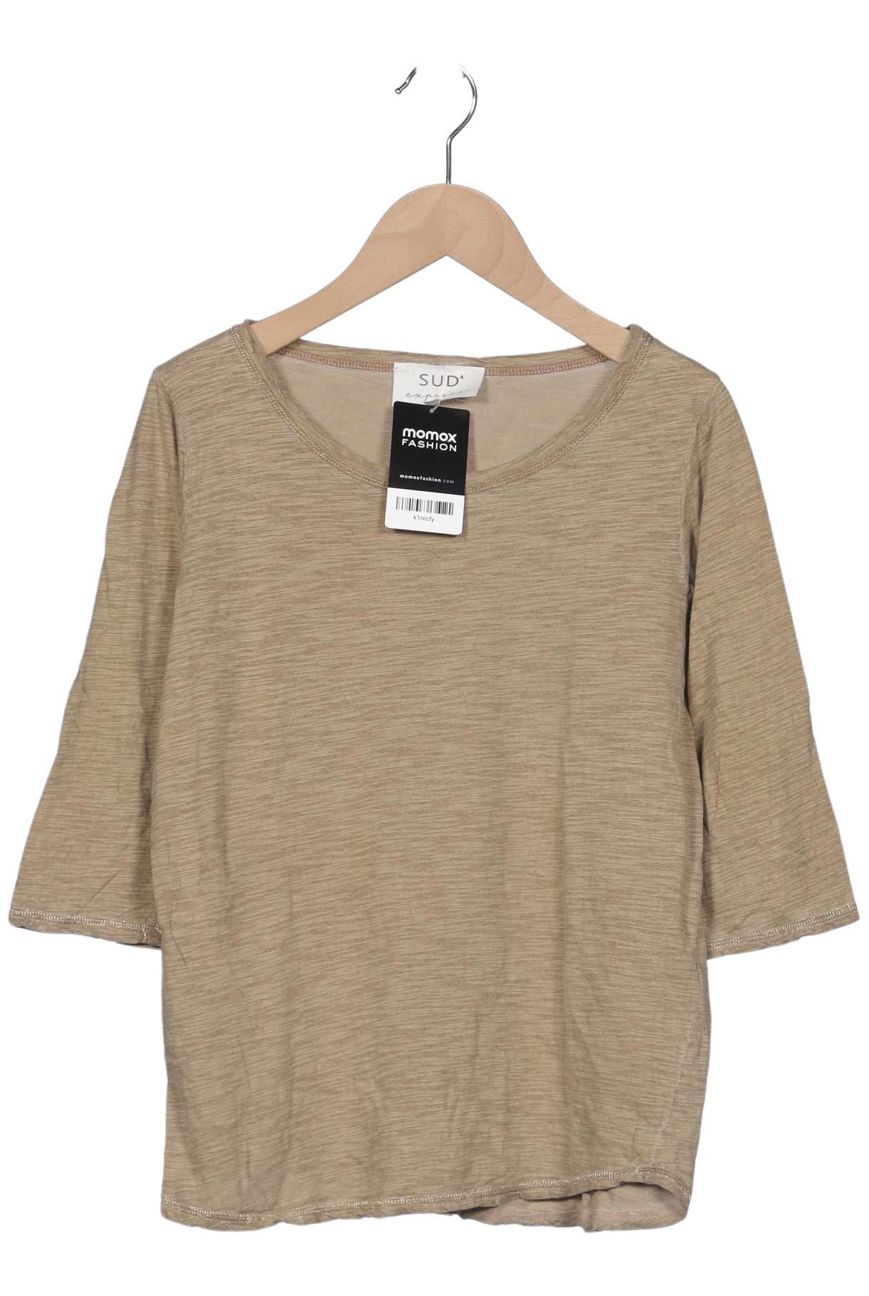 

sud express Damen Langarmshirt, beige, Gr. 36