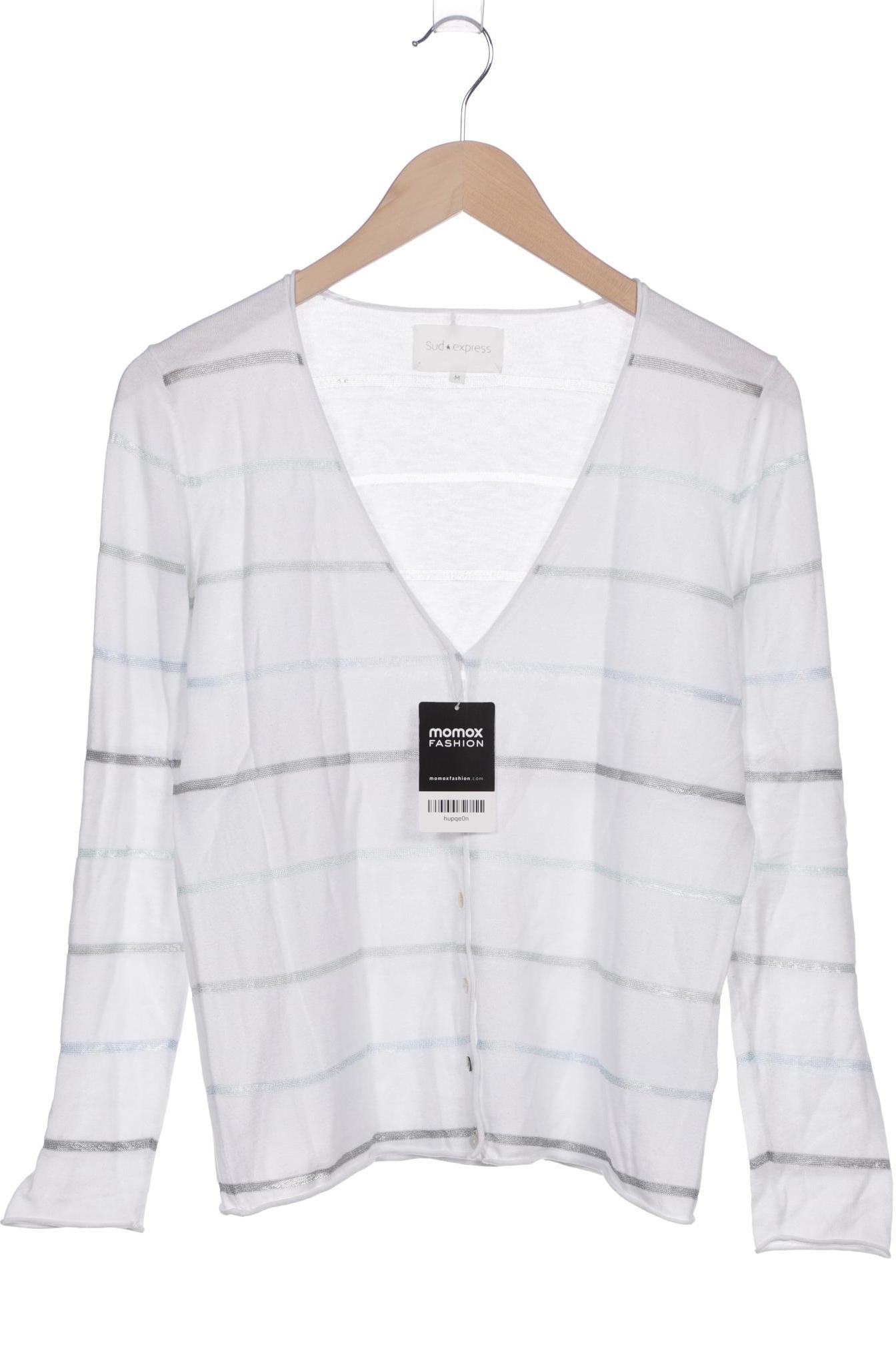 

sud express Damen Strickjacke, weiß, Gr. 38