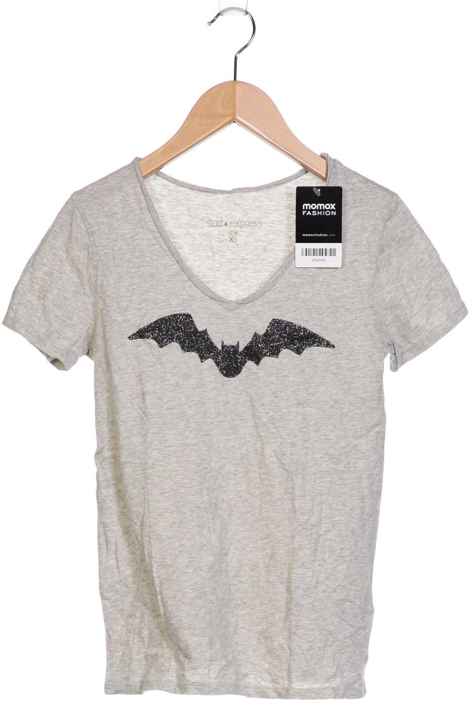 

sud express Damen T-Shirt, grau, Gr. 34