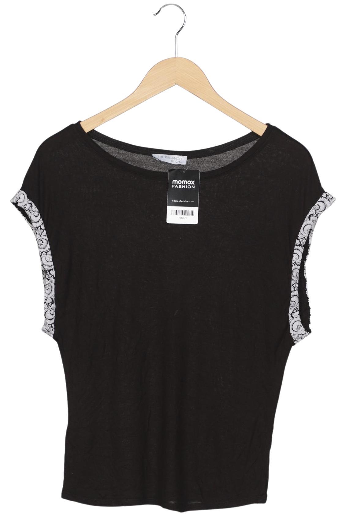 

Suiteblanco Damen T-Shirt, schwarz, Gr. 36