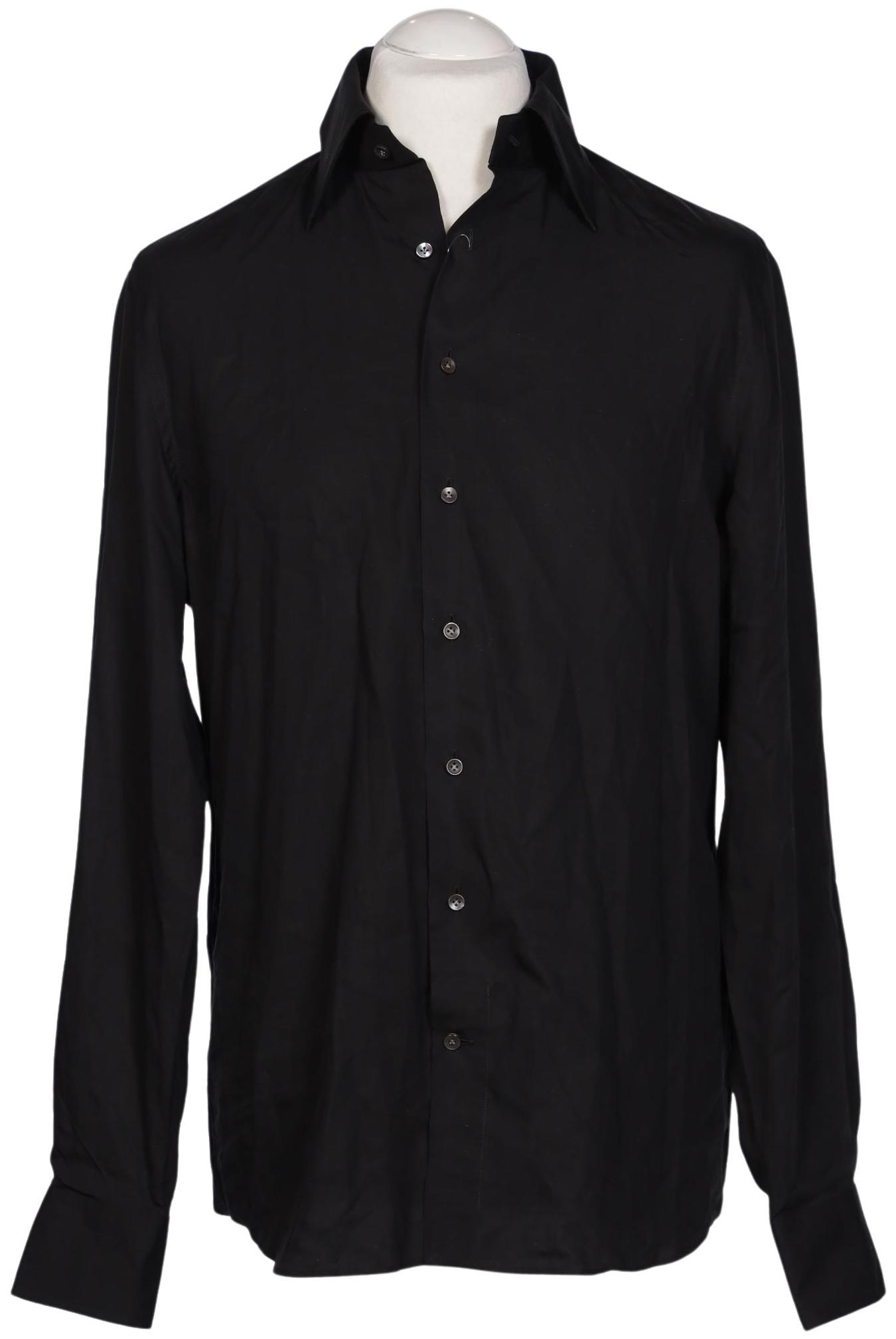 

suitsupply Herren Hemd, schwarz, Gr. 48