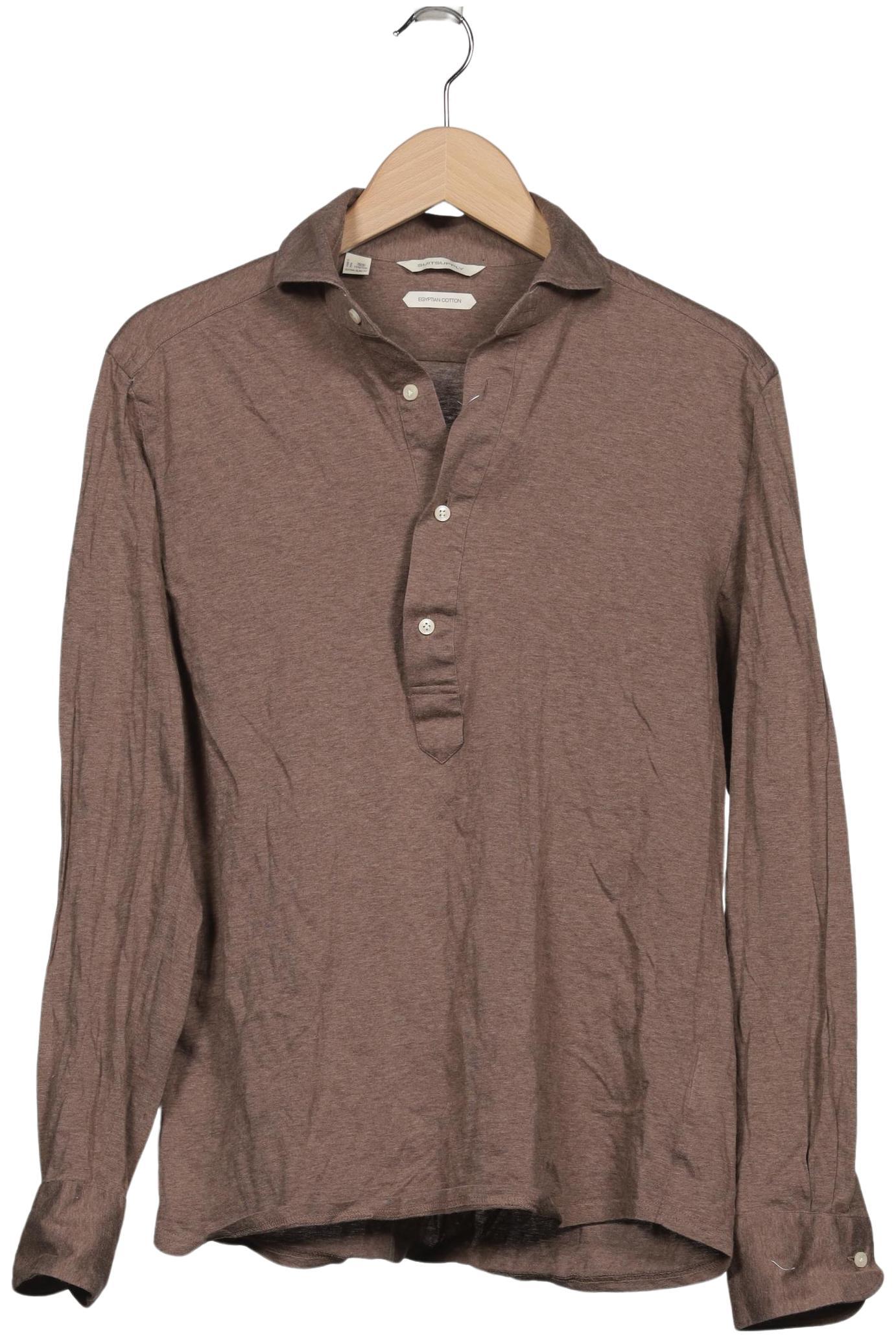 Thumbnail - suitsupply Herren Poloshirt, braun, Gr. 48