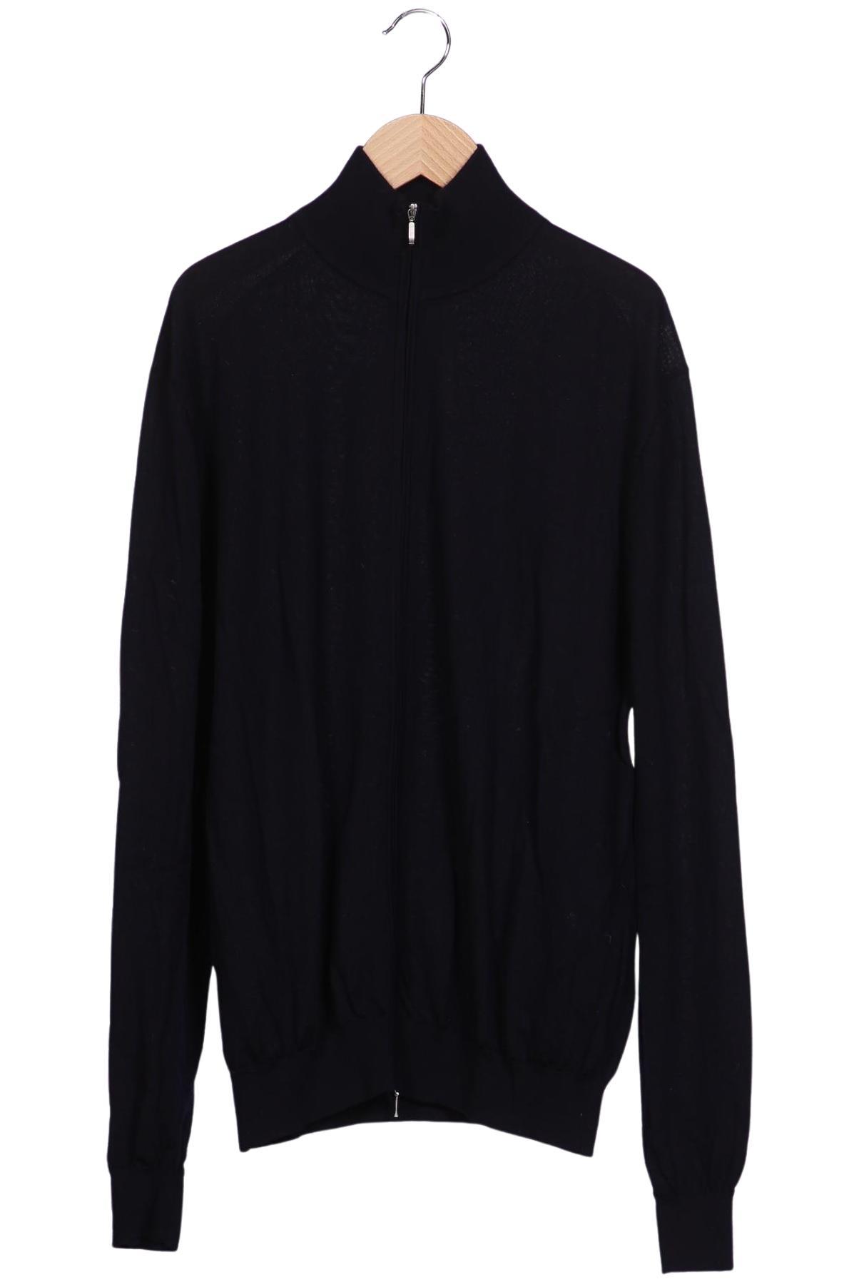 

suitsupply Herren Strickjacke, marineblau, Gr. 54