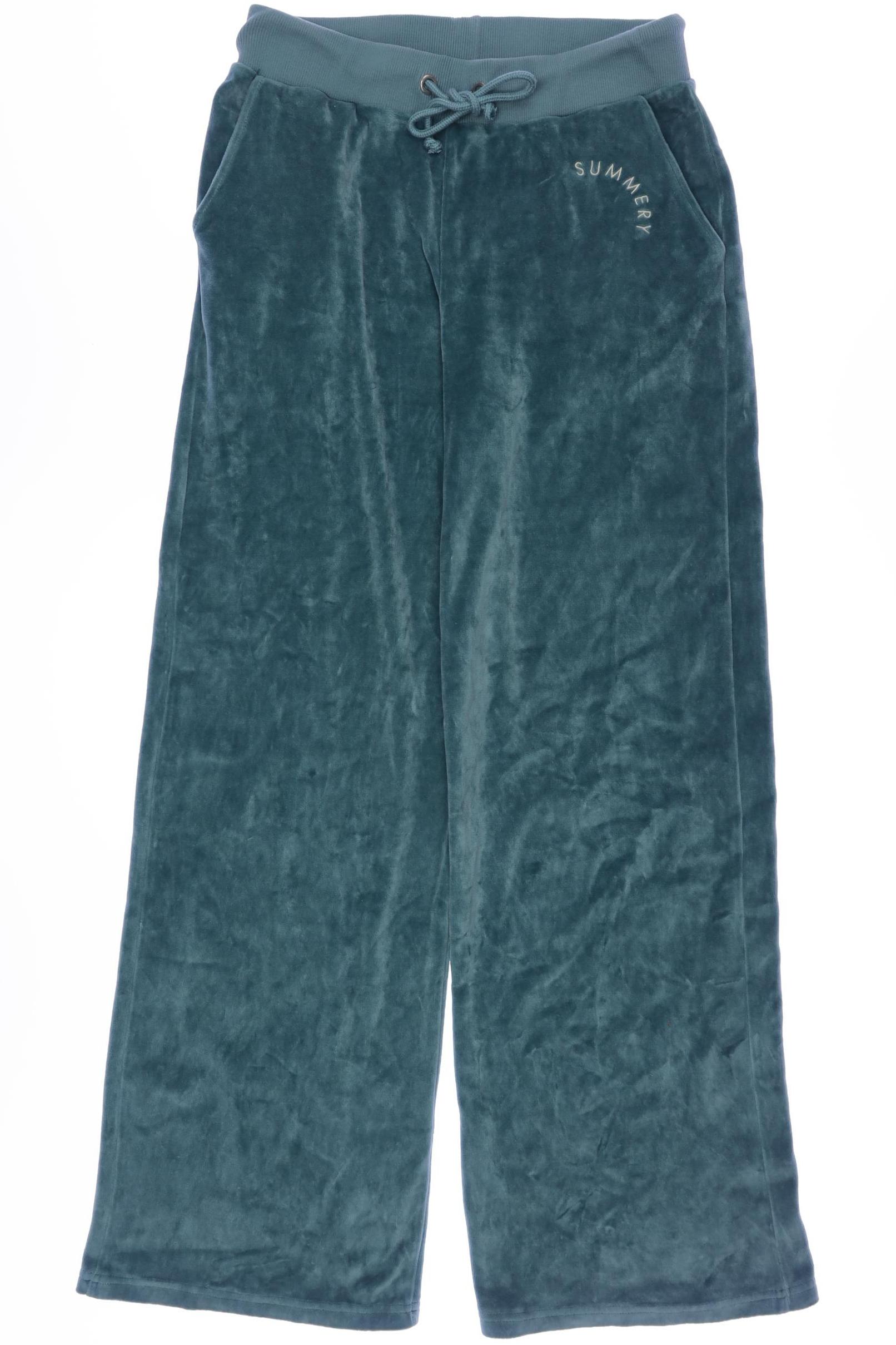 

Summery Copenhagen Damen Stoffhose, türkis, Gr. 0