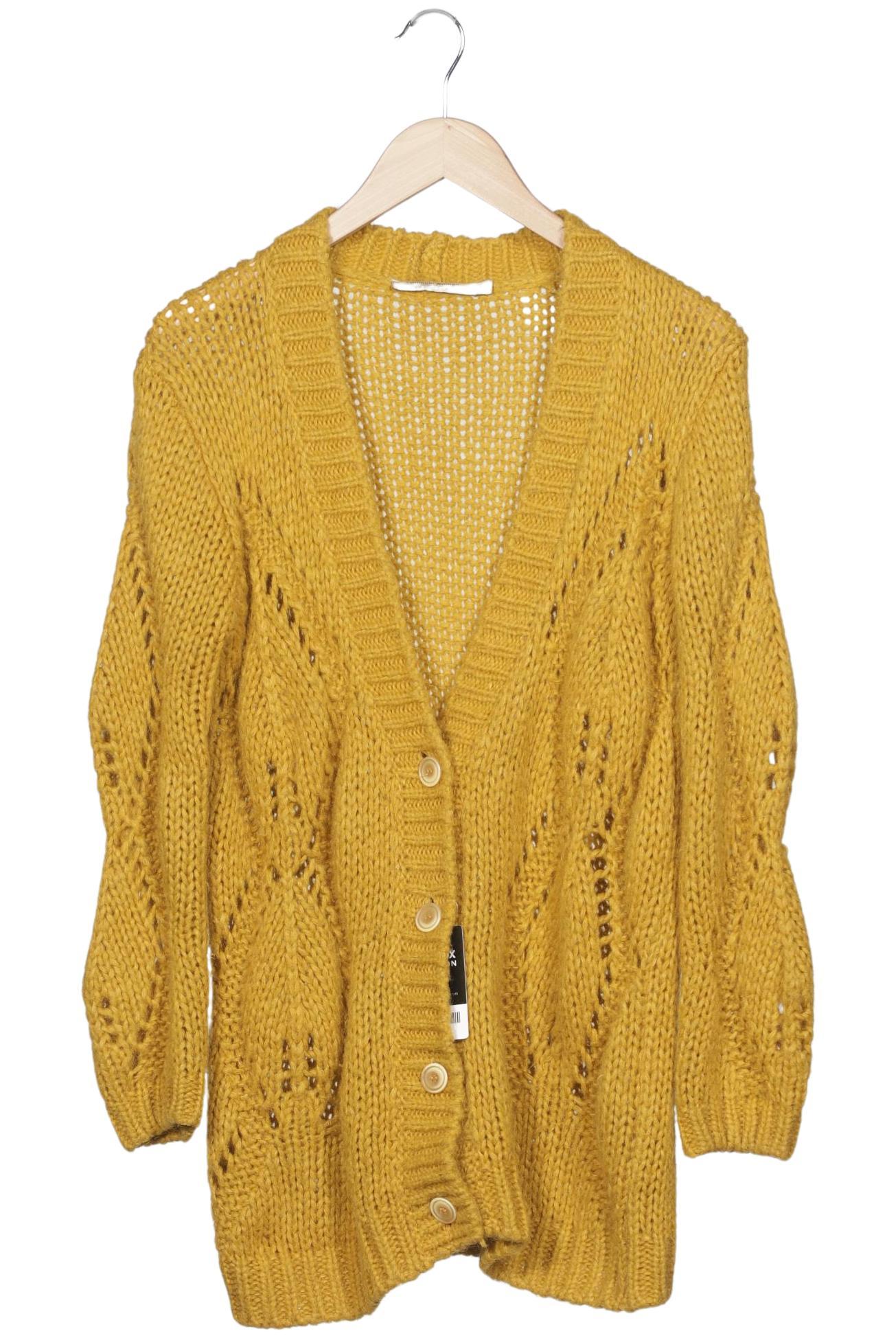 

summum woman Damen Strickjacke, gelb, Gr. 34