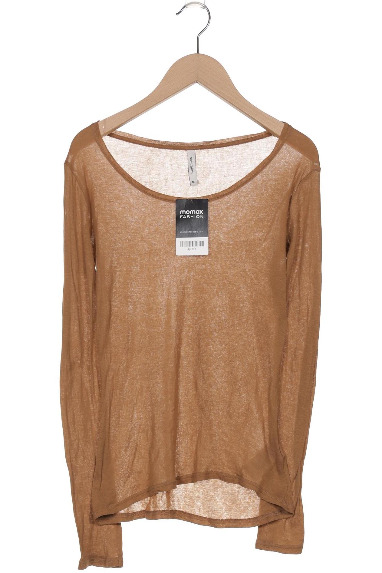 

summum woman Damen Langarmshirt, braun, Gr. 38