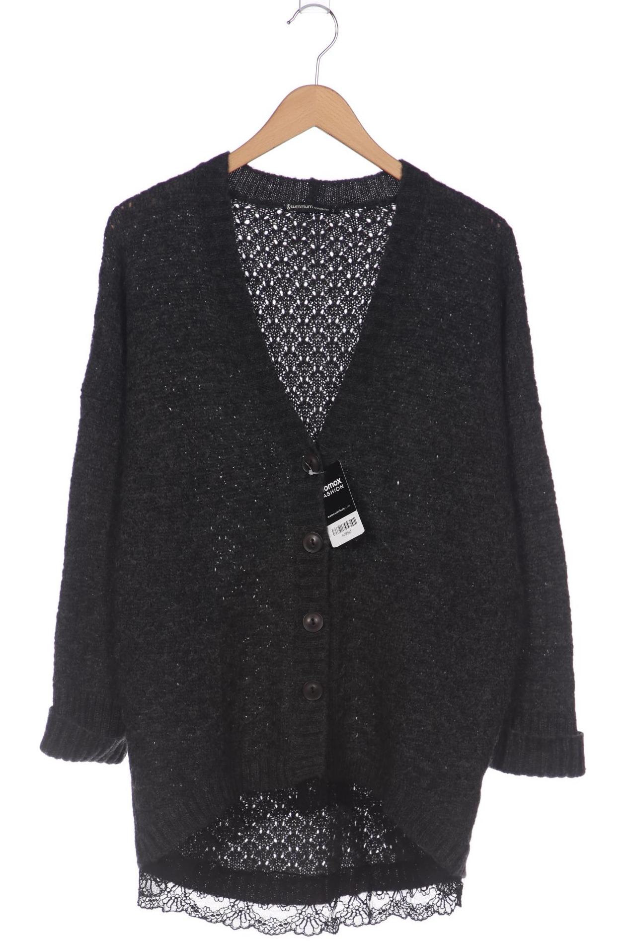

summum woman Damen Strickjacke, grau, Gr. 36