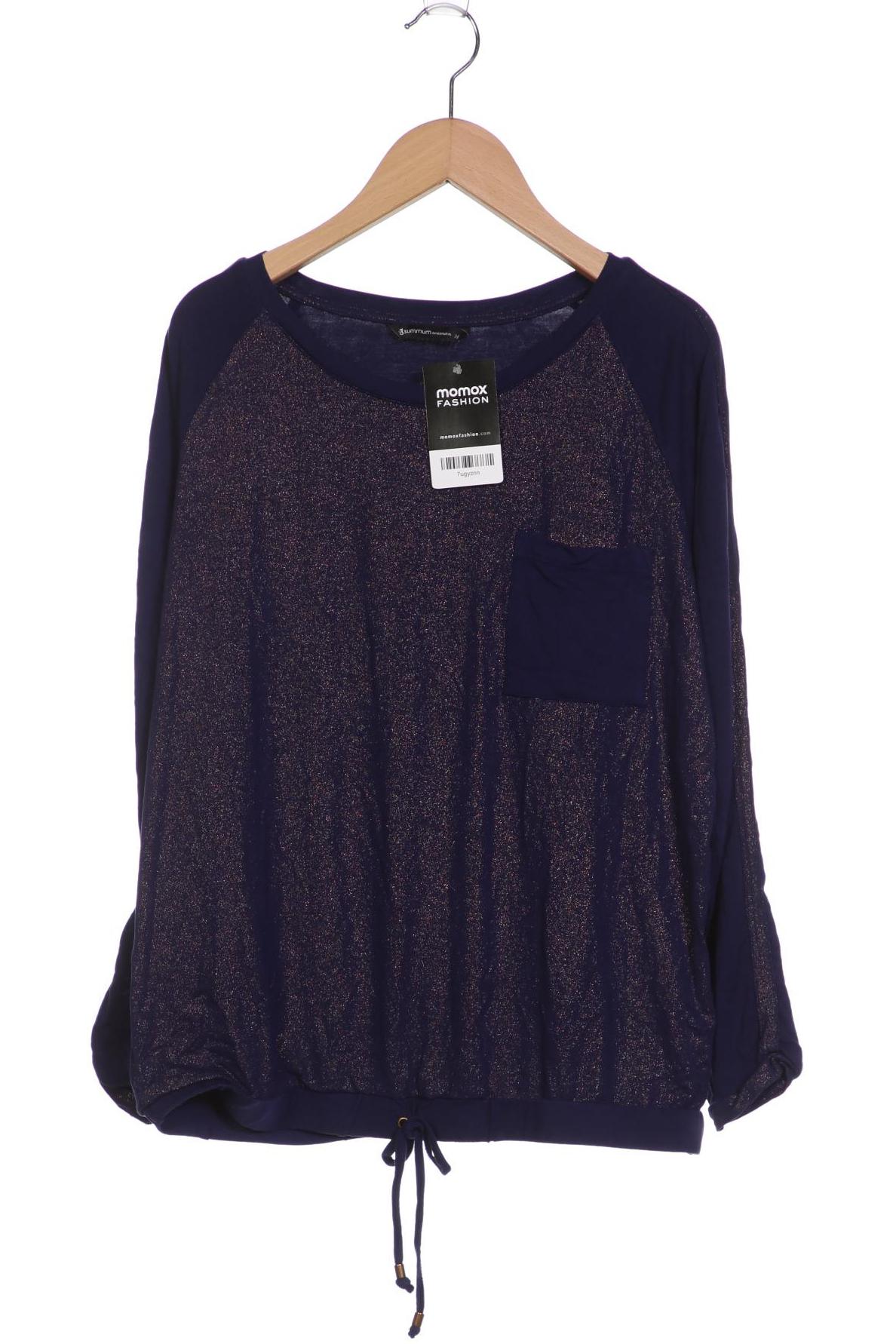 

summum woman Damen Langarmshirt, blau, Gr. 38