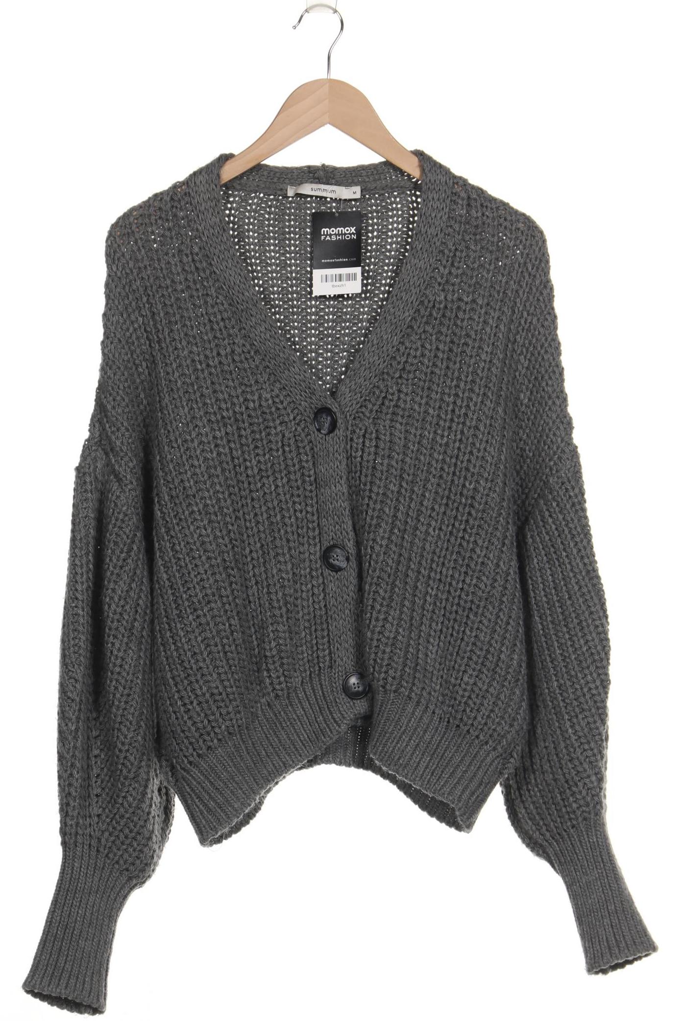 

summum woman Damen Strickjacke, grau, Gr. 38