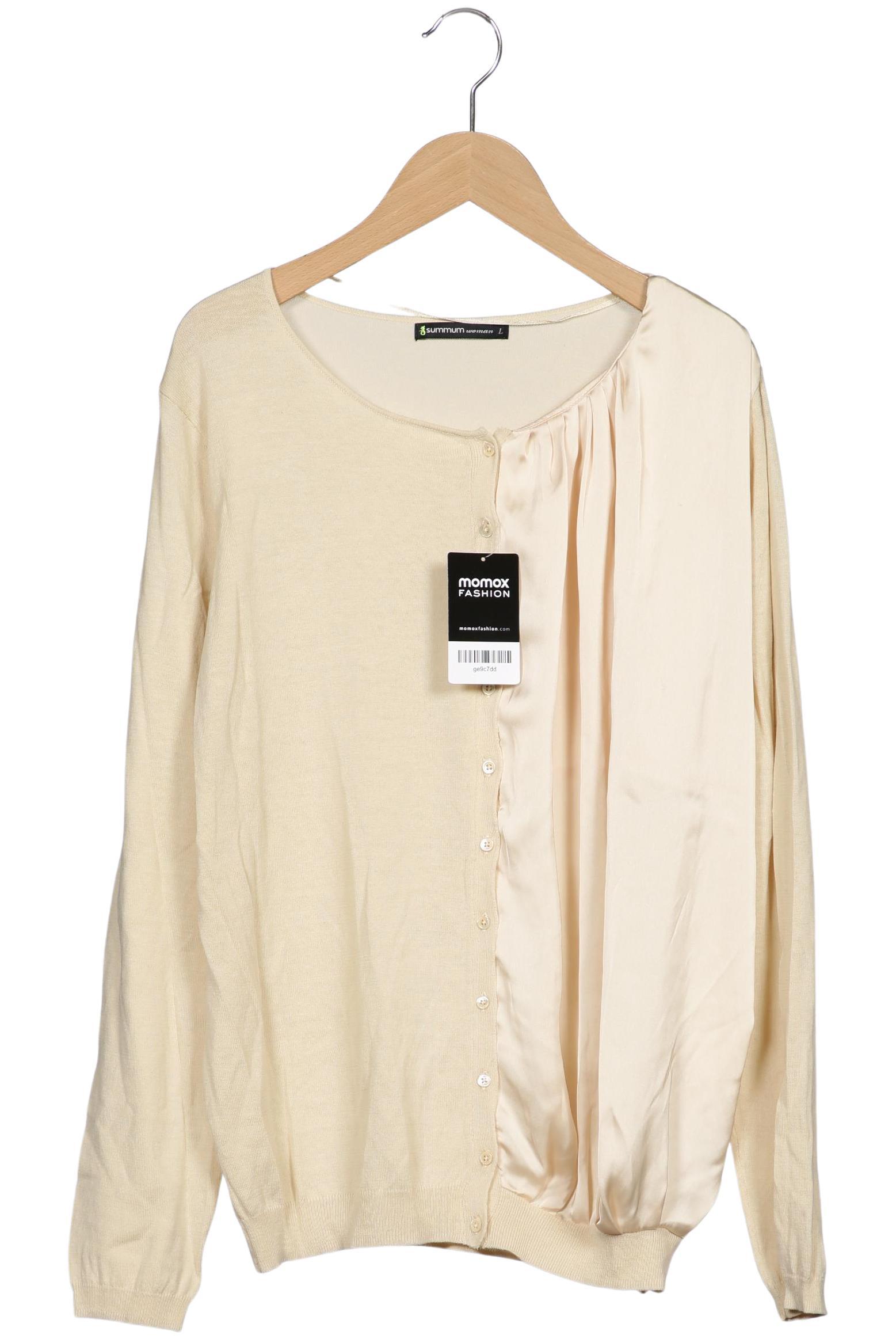 

summum woman Damen Strickjacke, cremeweiß, Gr. 42