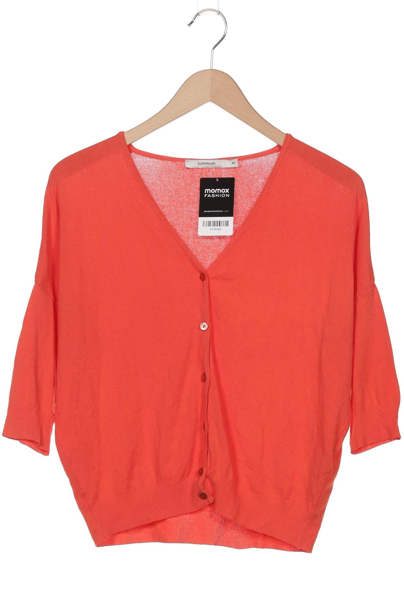 

summum woman Damen Strickjacke, orange, Gr. 34