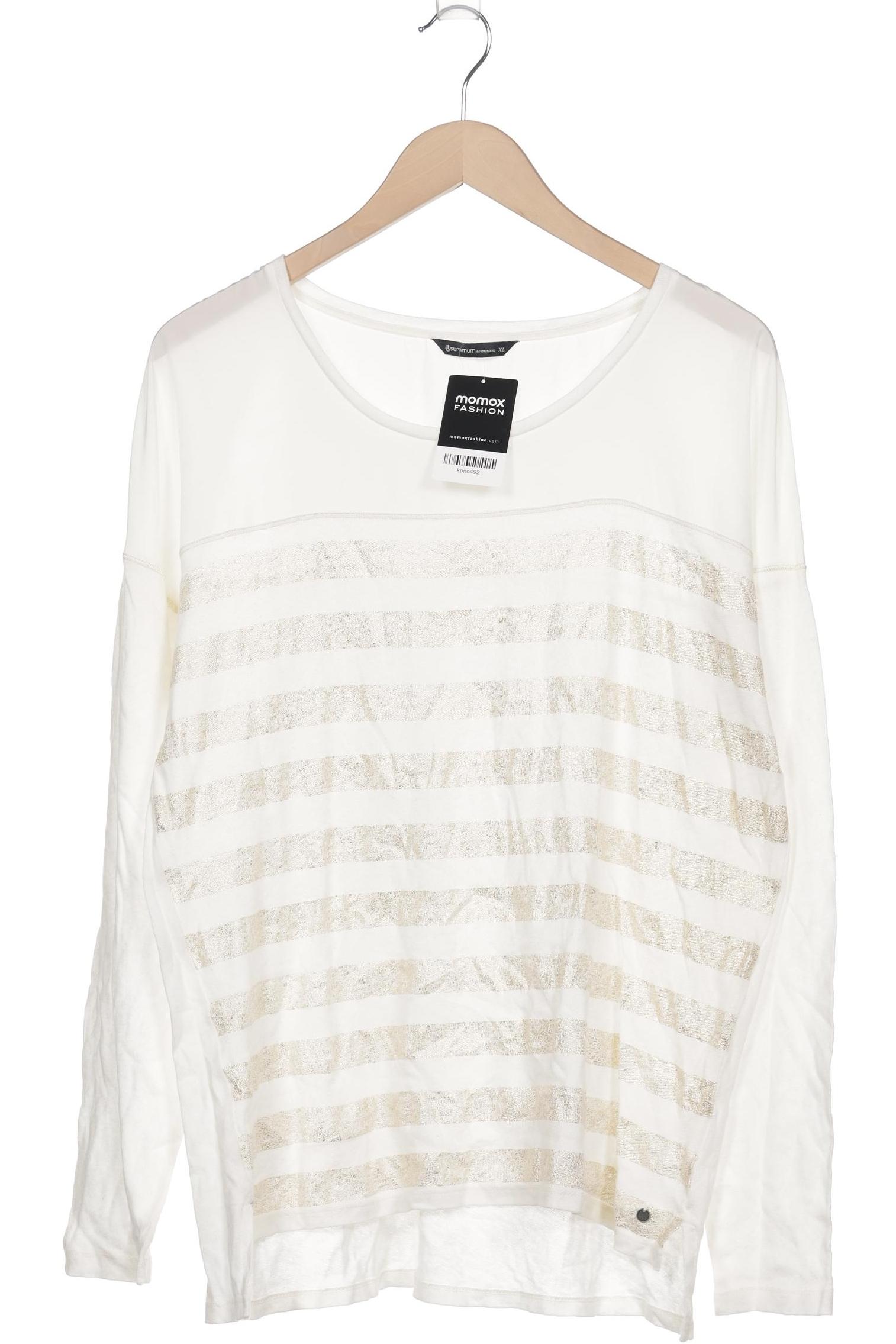 

summum woman Damen Langarmshirt, cremeweiß, Gr. 44