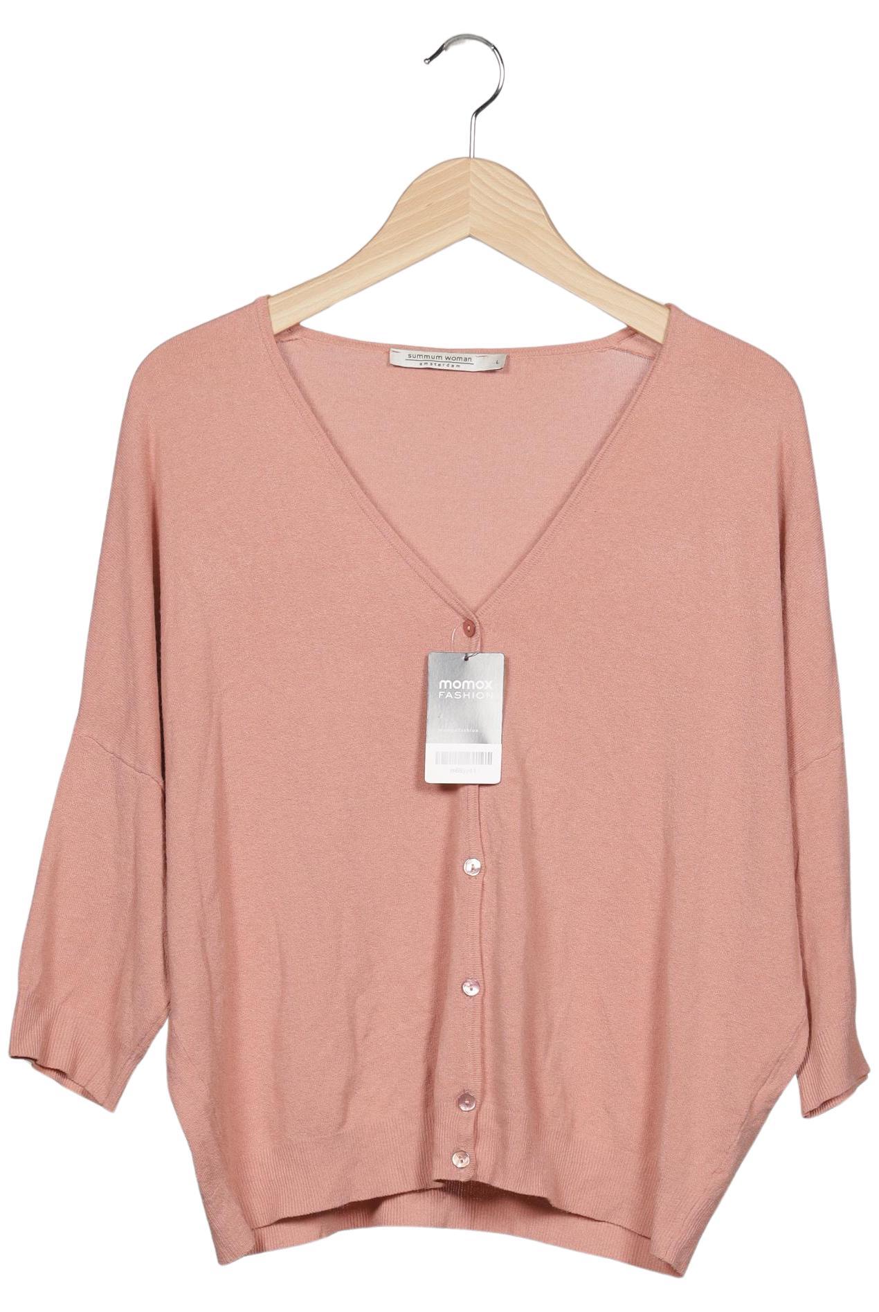 

summum woman Damen Strickjacke, pink, Gr. 42