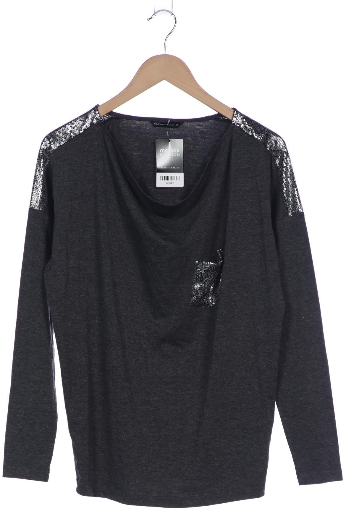 

summum woman Damen Langarmshirt, grau, Gr. 38