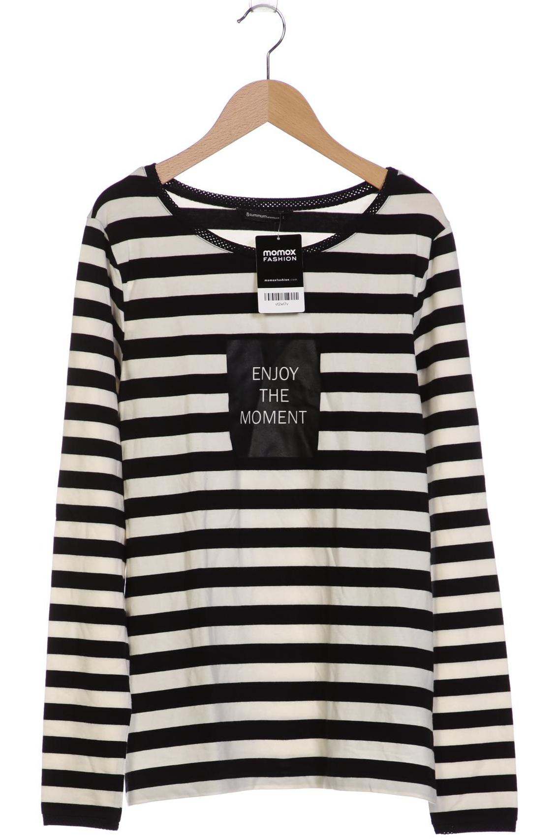 

summum woman Damen Langarmshirt, schwarz, Gr. 42