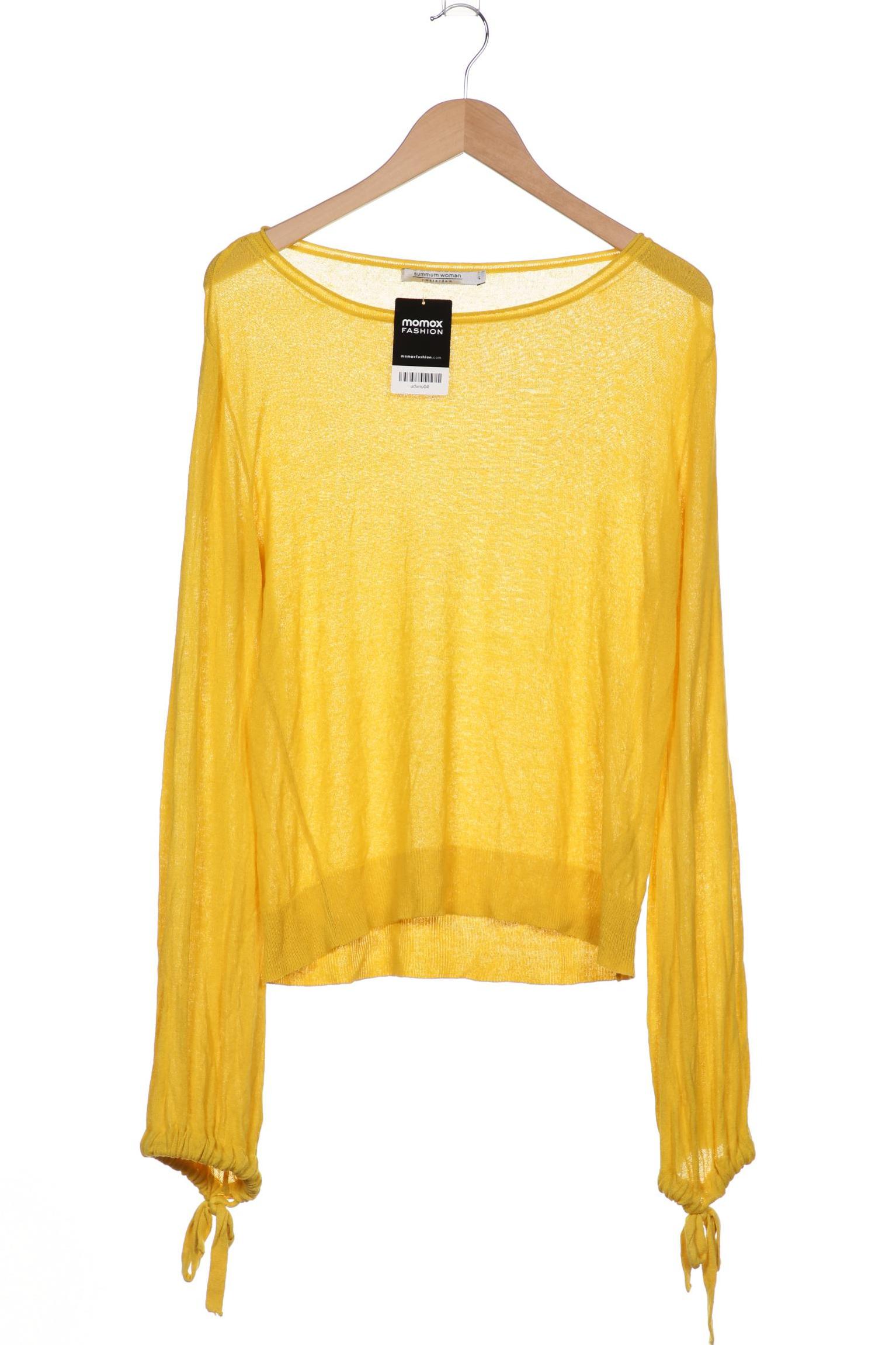 

summum woman Damen Pullover, gelb, Gr. 42