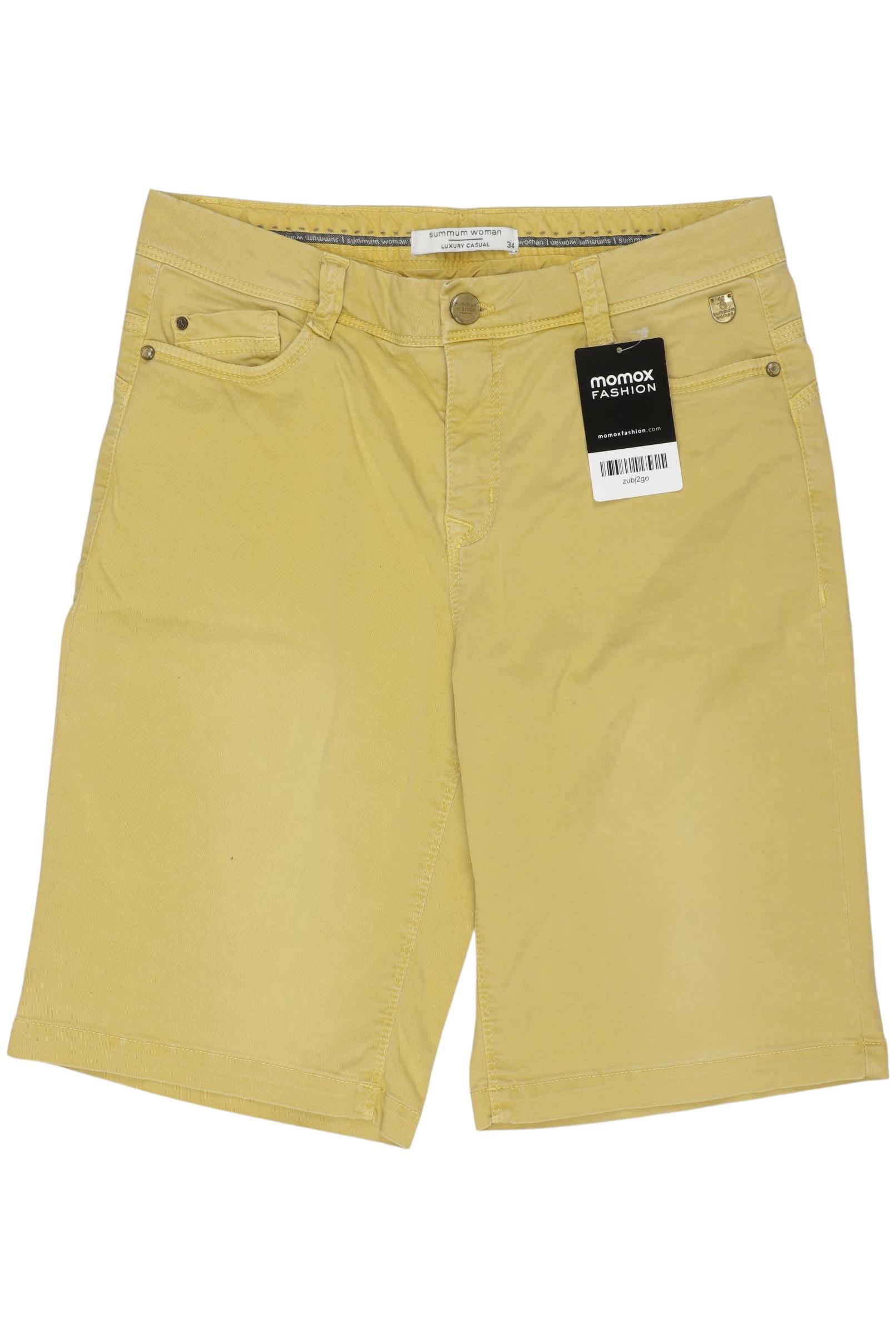 

summum woman Damen Shorts, gelb, Gr. 34