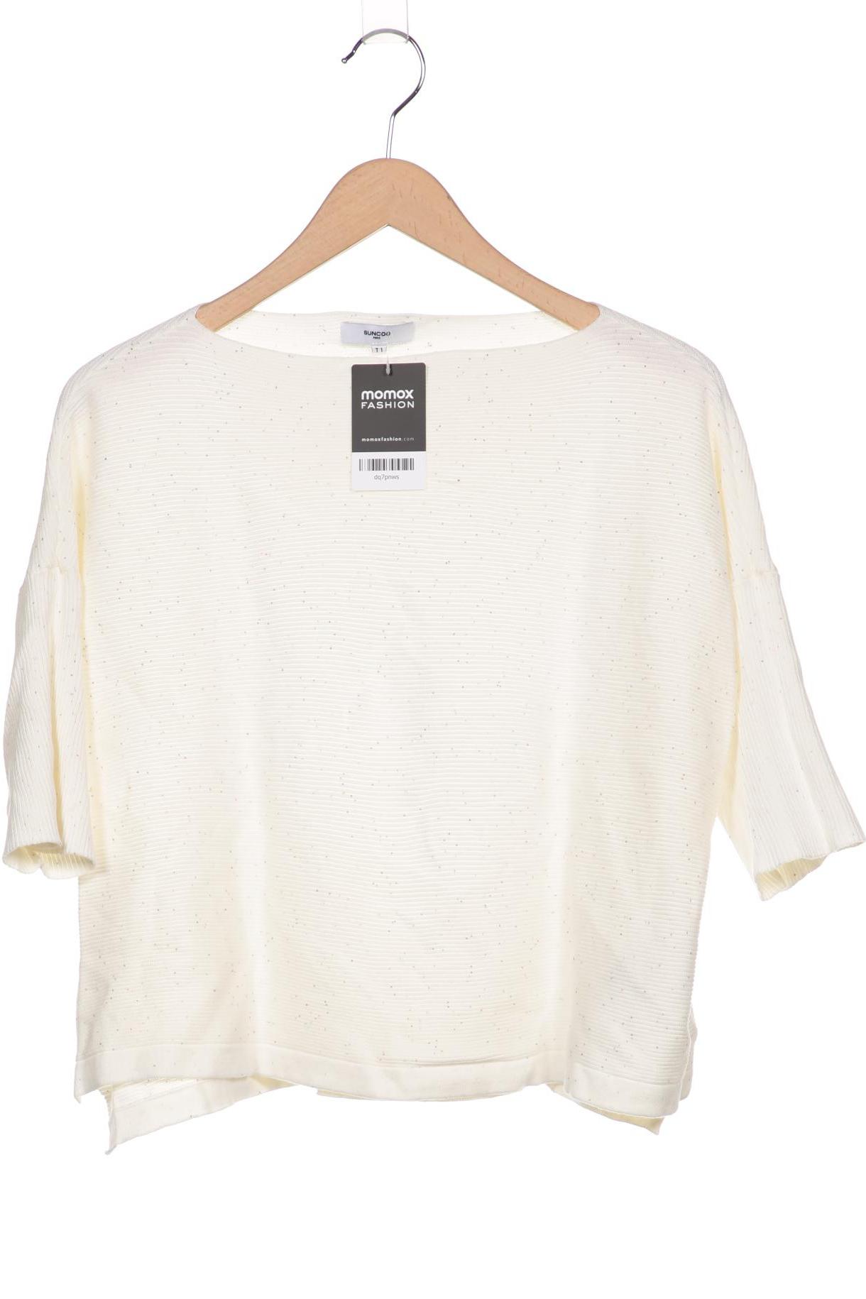 

SUNCOO Damen Pullover, cremeweiß