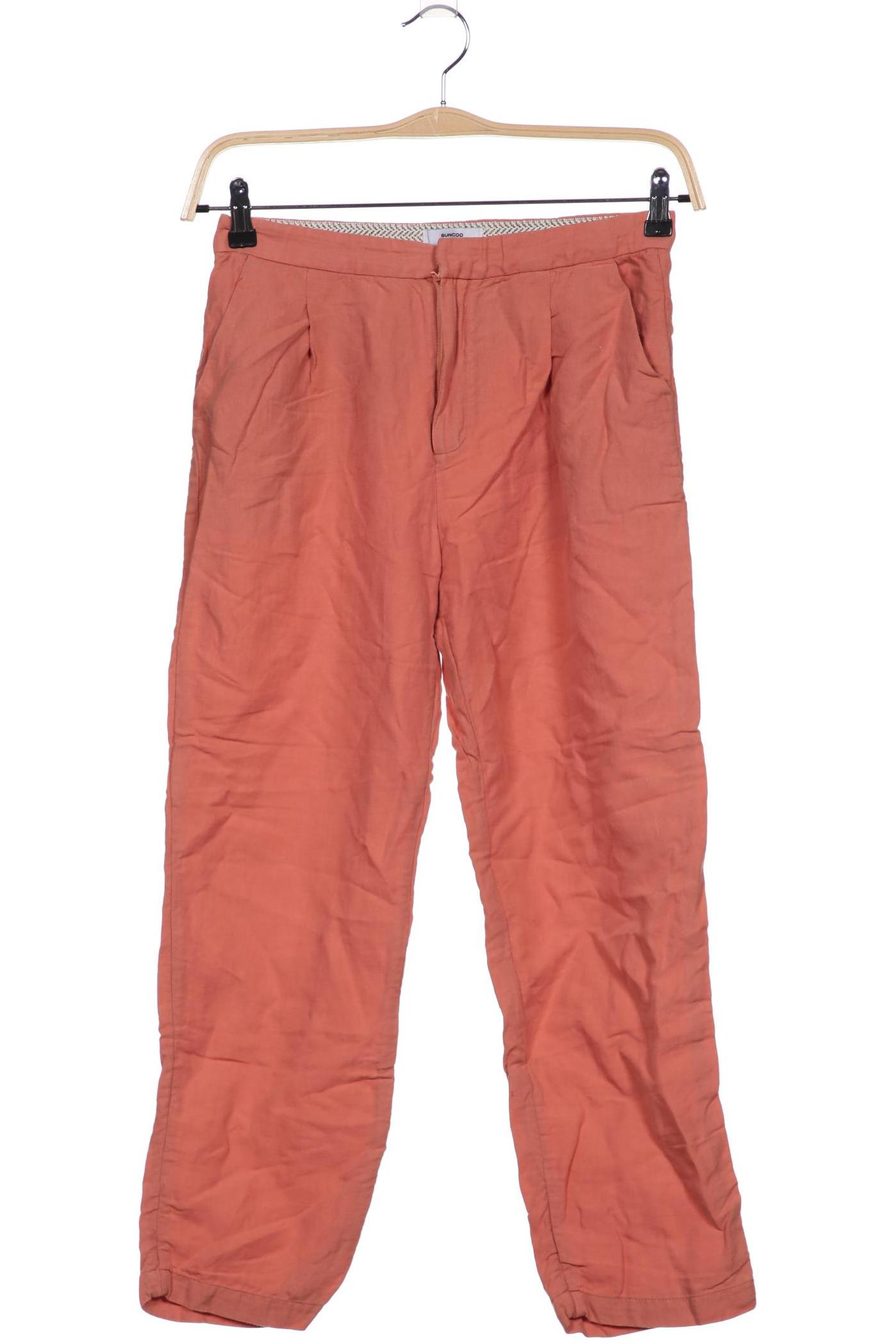 

SUNCOO Damen Stoffhose, pink