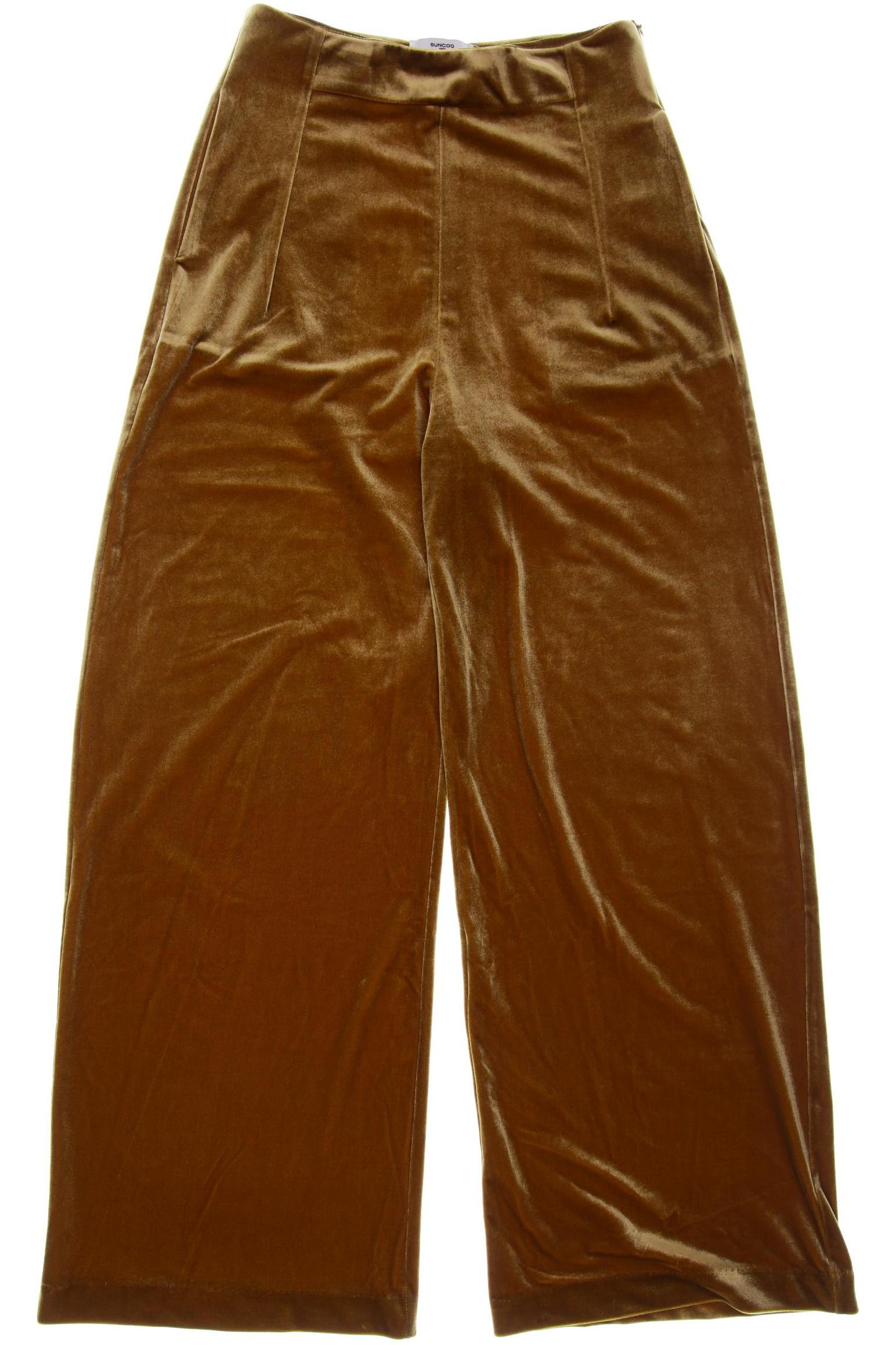 

SUNCOO Damen Stoffhose, braun