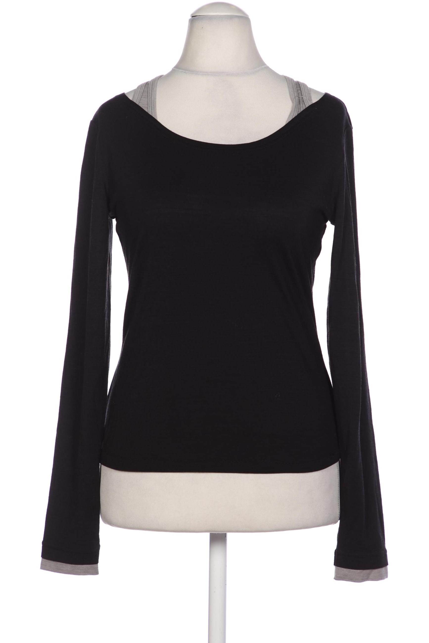 

super.natural Damen Langarmshirt, schwarz, Gr. 38