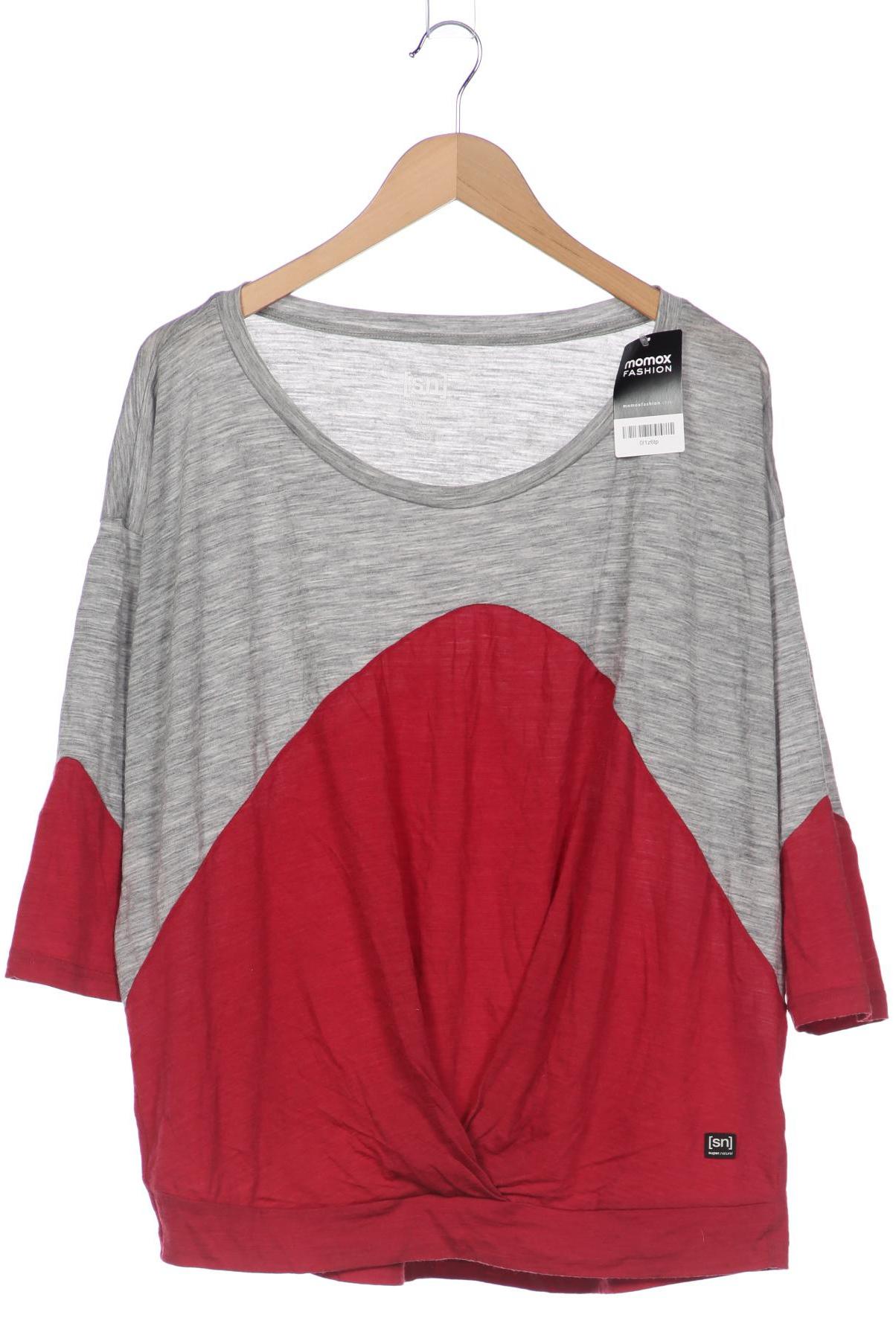 

super.natural Damen Langarmshirt, grau, Gr. 44