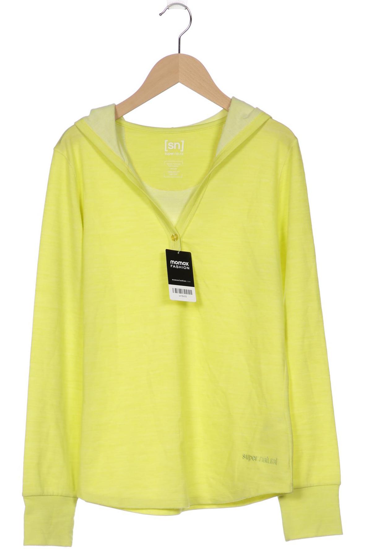

super.natural Damen Kapuzenpullover, gelb, Gr. 38