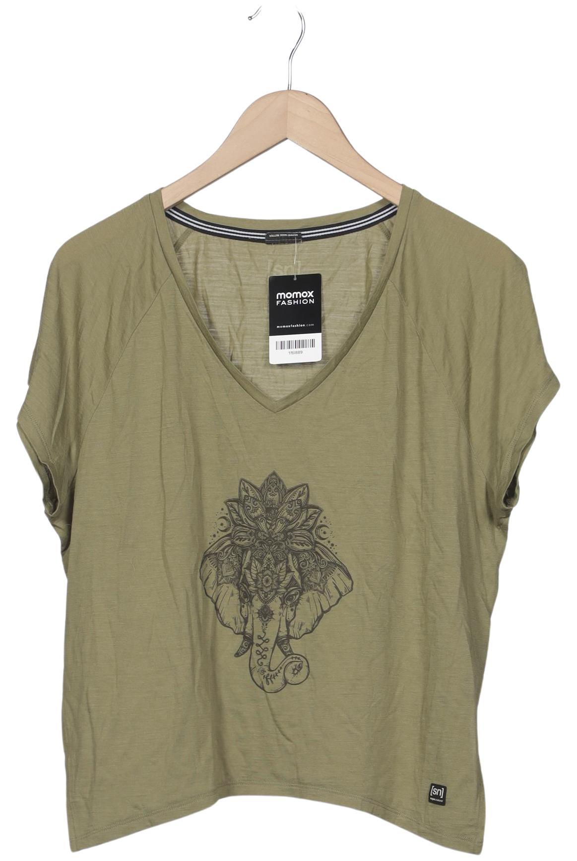 

super.natural Damen T-Shirt, grün, Gr. 36