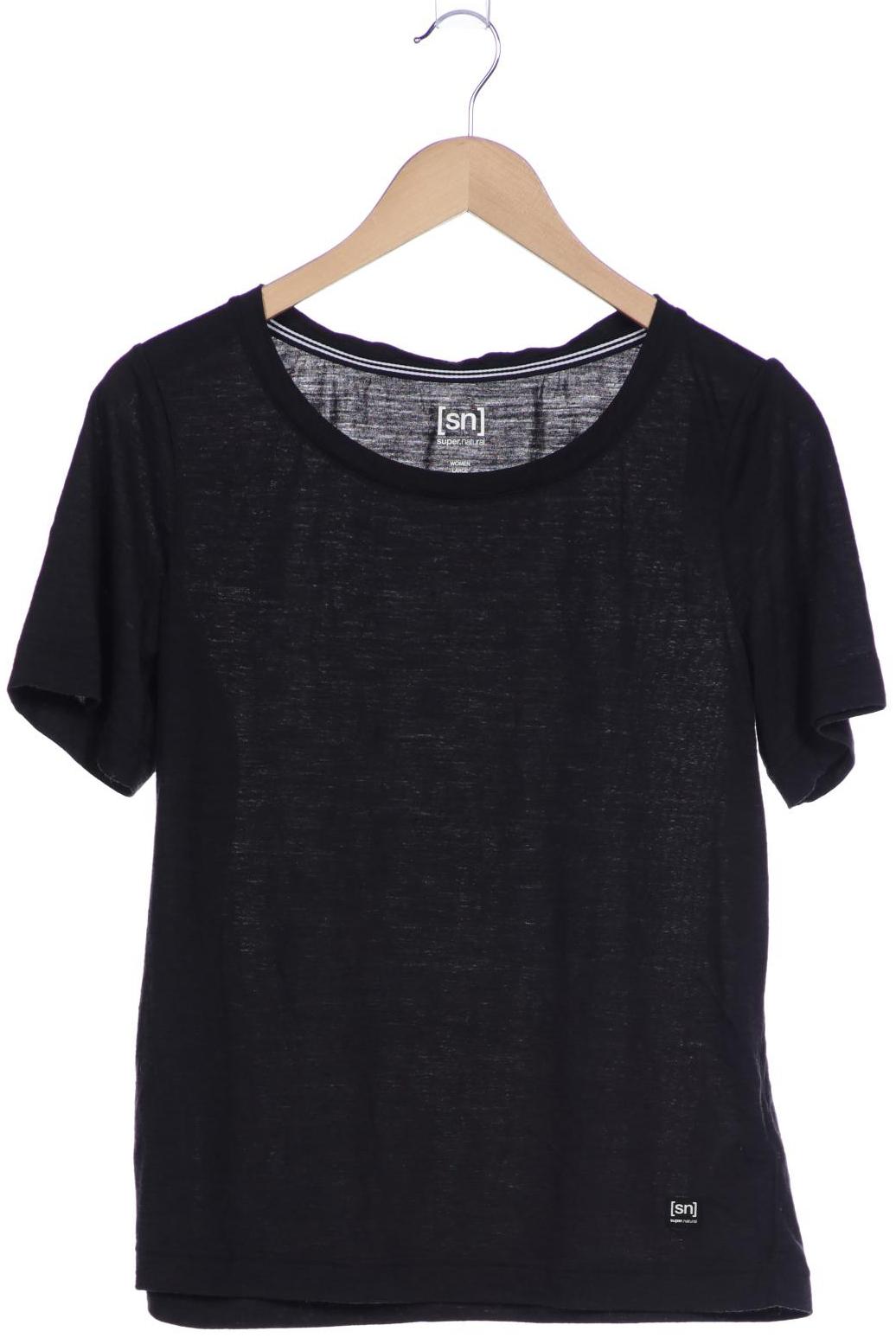 

super.natural Damen T-Shirt, schwarz, Gr. 42