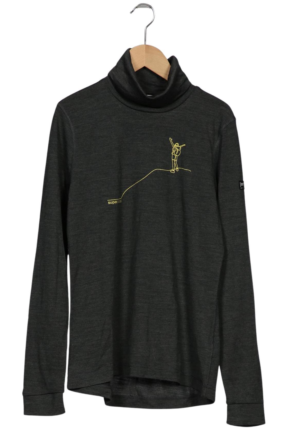 

super.natural Damen Langarmshirt, grau, Gr. 42