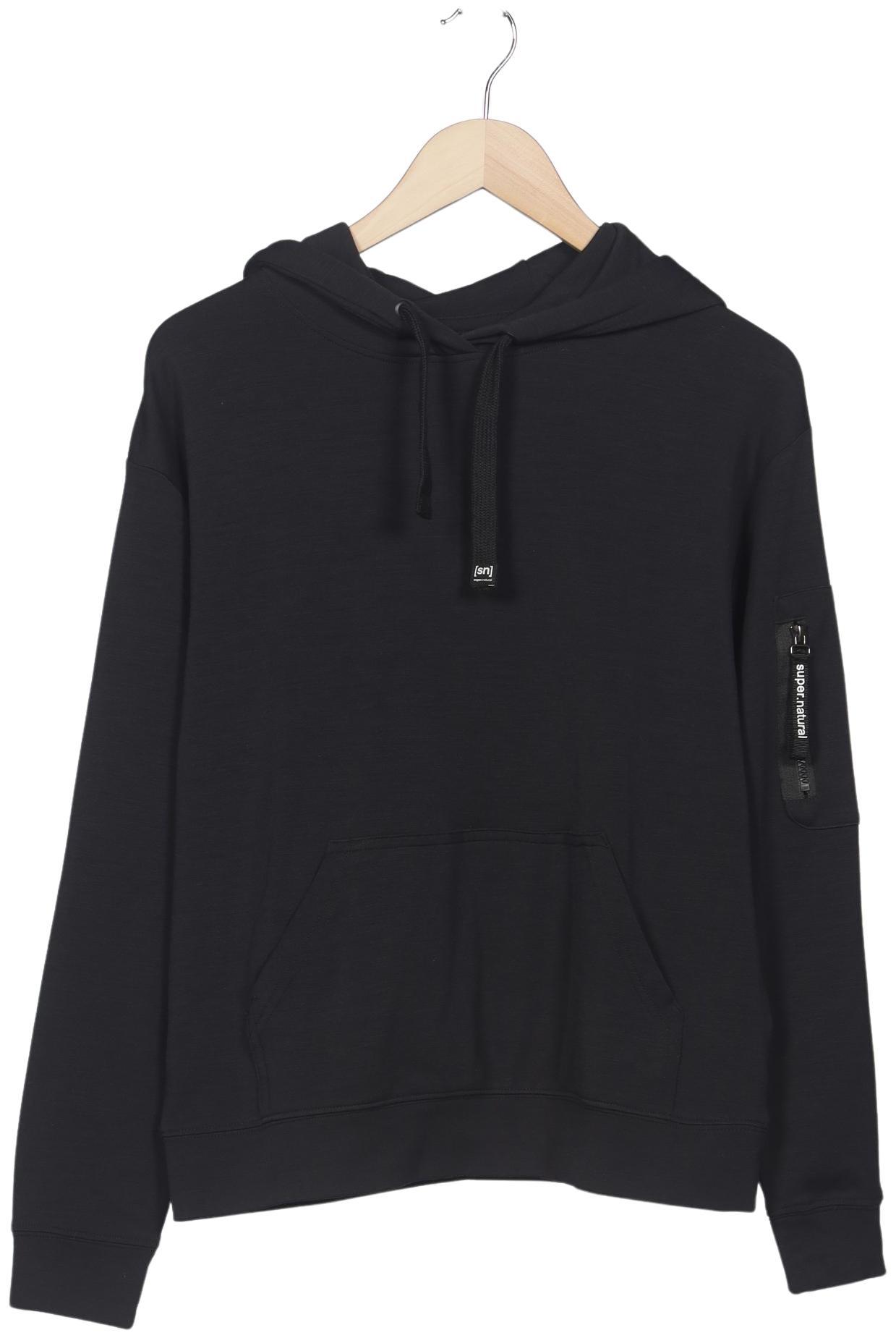 

super.natural Damen Kapuzenpullover, schwarz, Gr. 36