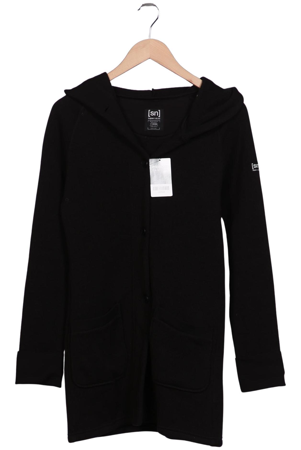 

super.natural Damen Kapuzenpullover, schwarz, Gr. 38