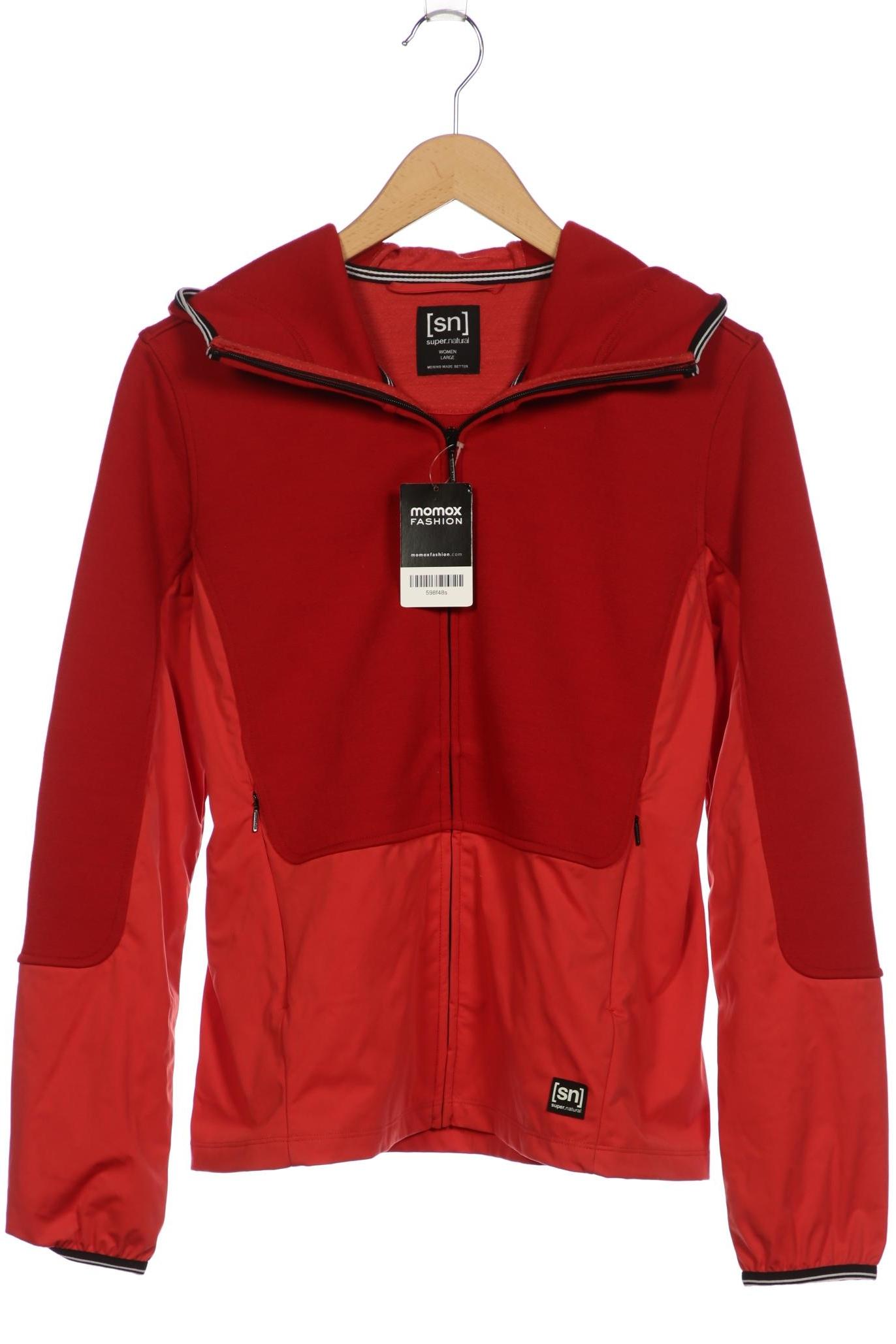 

super.natural Damen Kapuzenpullover, rot, Gr. 42