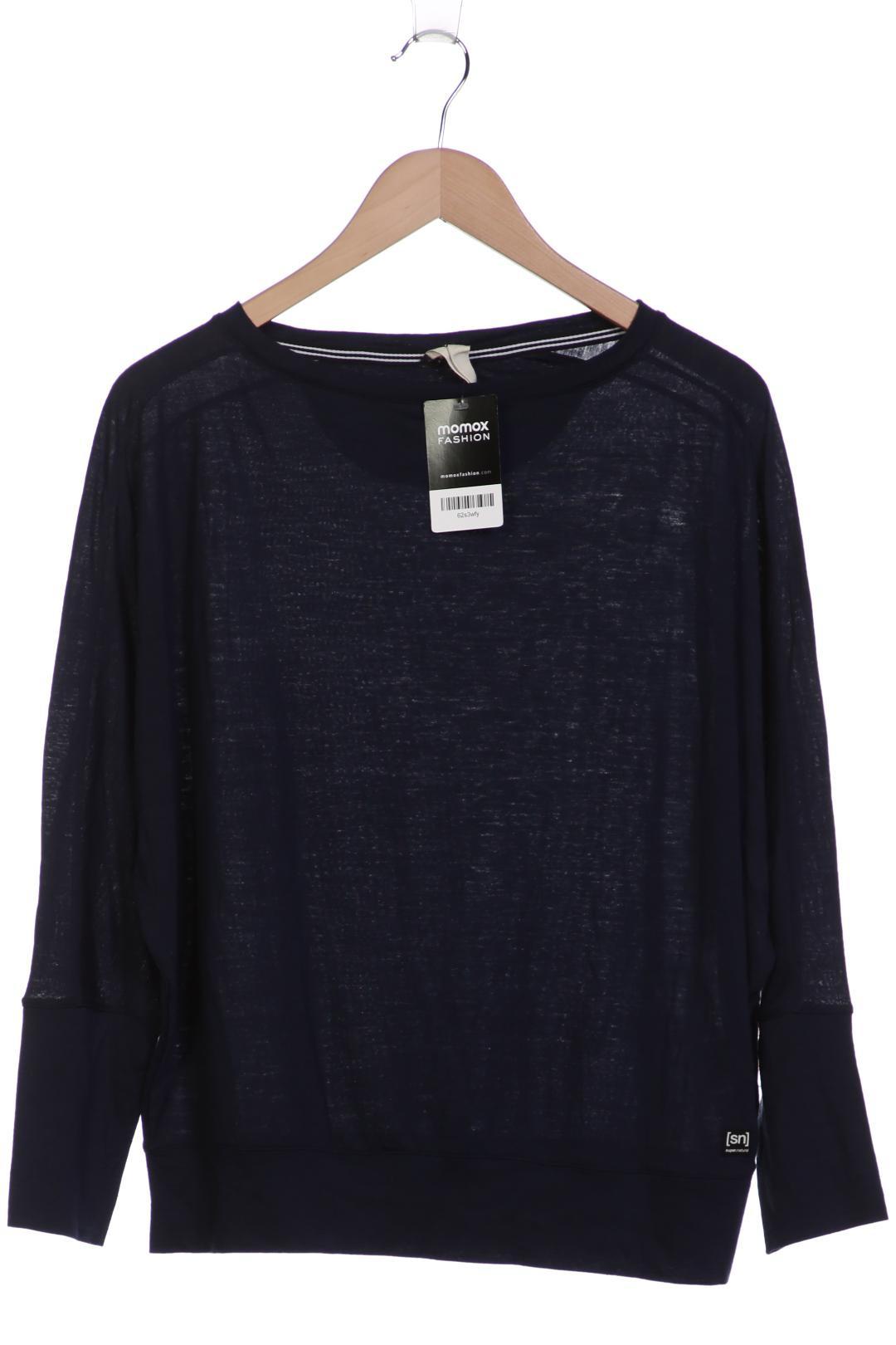 

super.natural Damen Langarmshirt, marineblau, Gr. 42