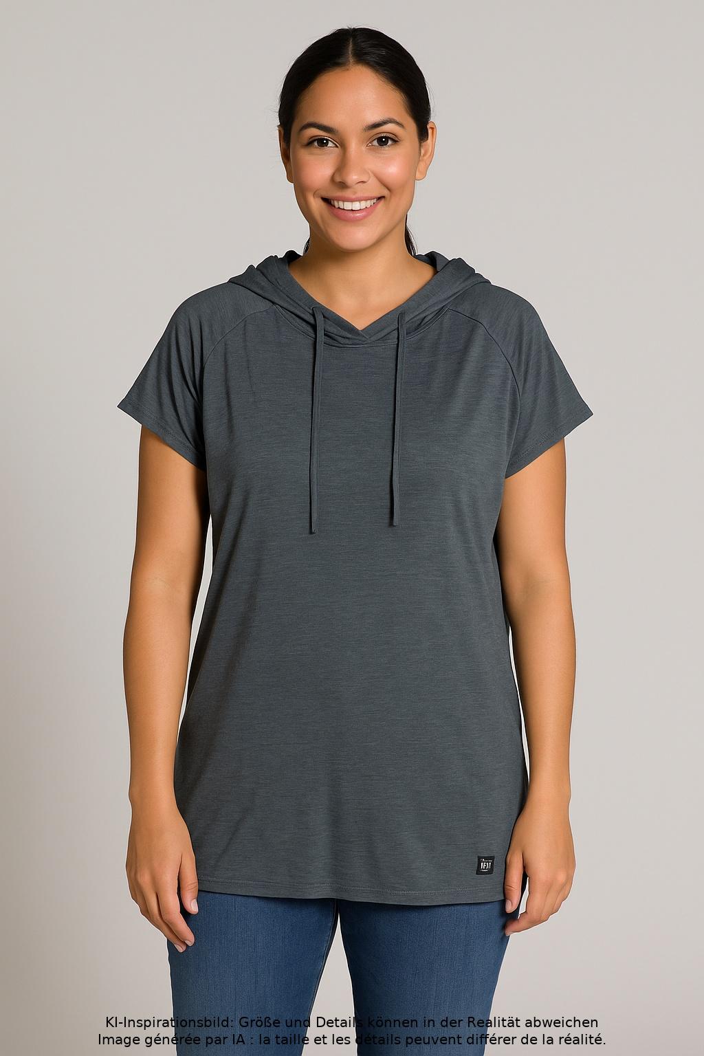 

super.natural Damen T-Shirt, grau, Gr. 44