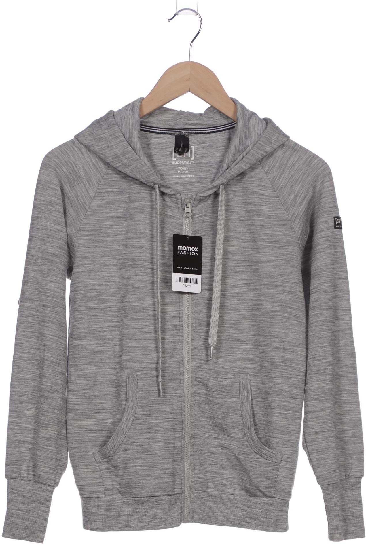 

super.natural Damen Kapuzenpullover, grau, Gr. 38