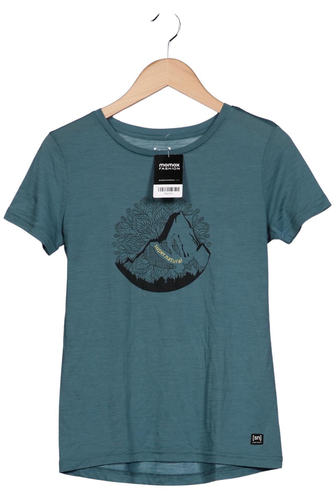 

super.natural Damen T-Shirt, türkis, Gr. 34