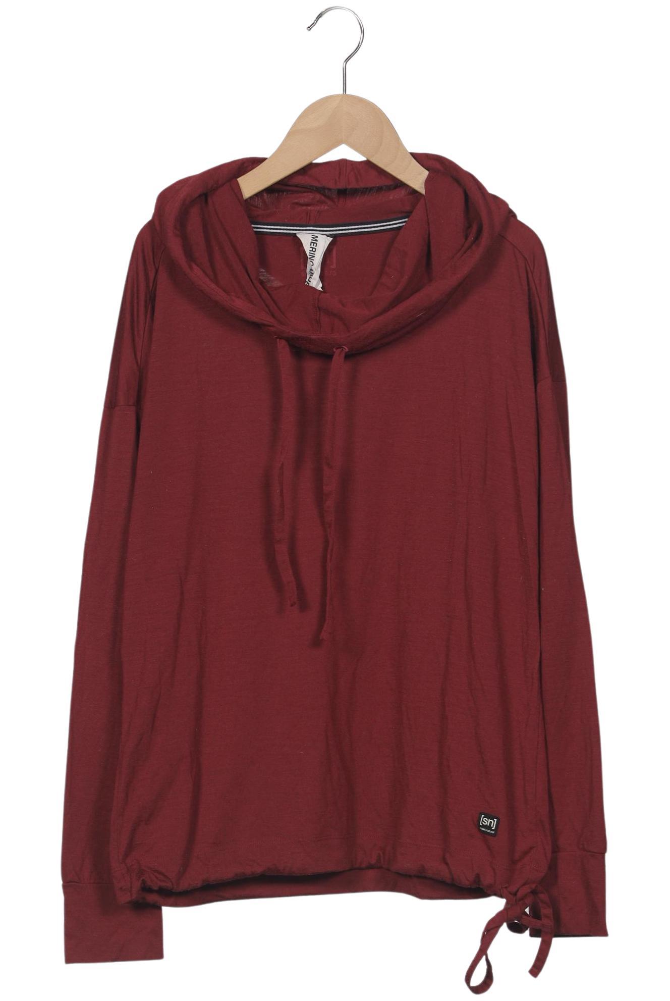 

super.natural Damen Langarmshirt, bordeaux, Gr. 42